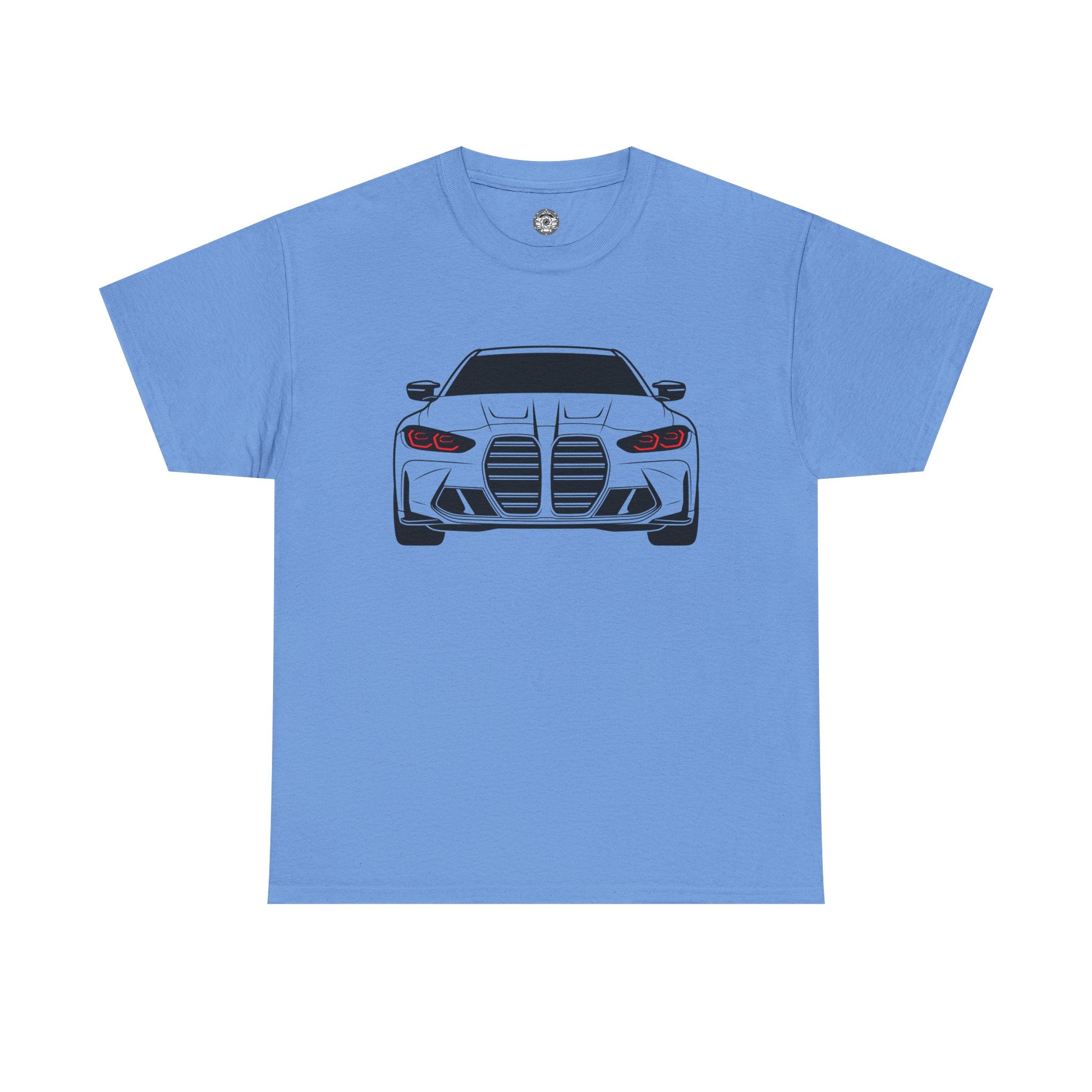 Unisex Heavy Cotton Tee — G80 Illuminated Headlights (Red)