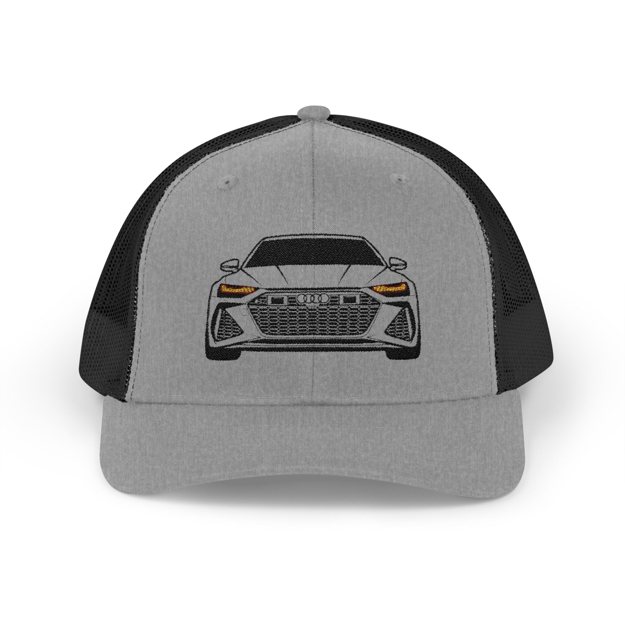 Snapback Trucker Cap — Illuminated Matrix Headlights (Yellow)