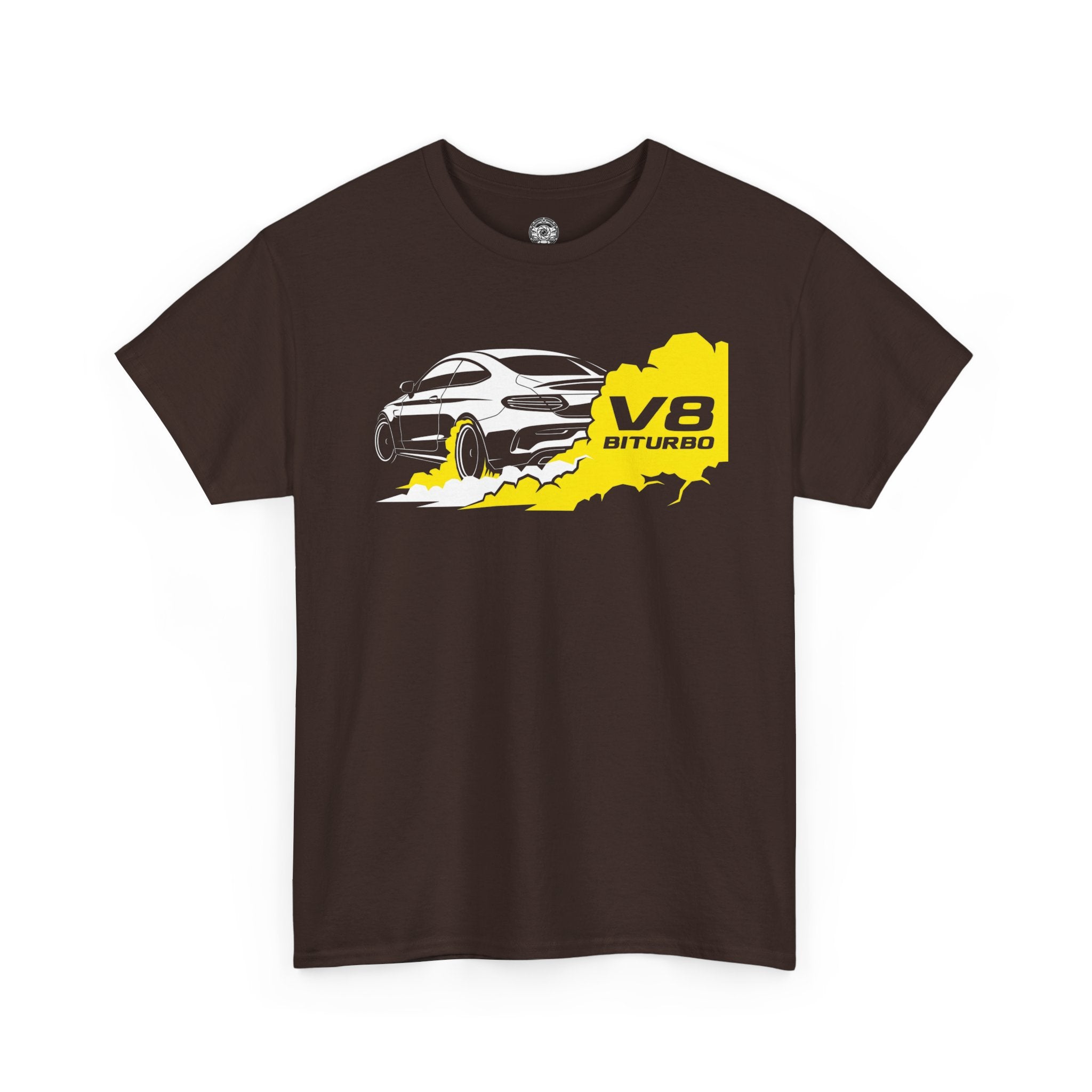 Unisex Heavy Cotton Tee — V8 Biturbo Burnout