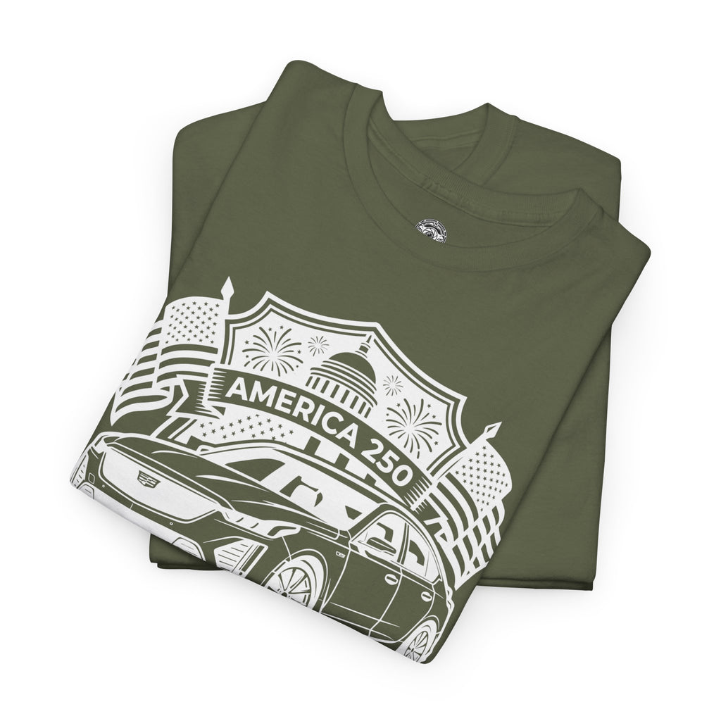 Unisex Heavy Cotton Tee — 4th of July — American Sedan