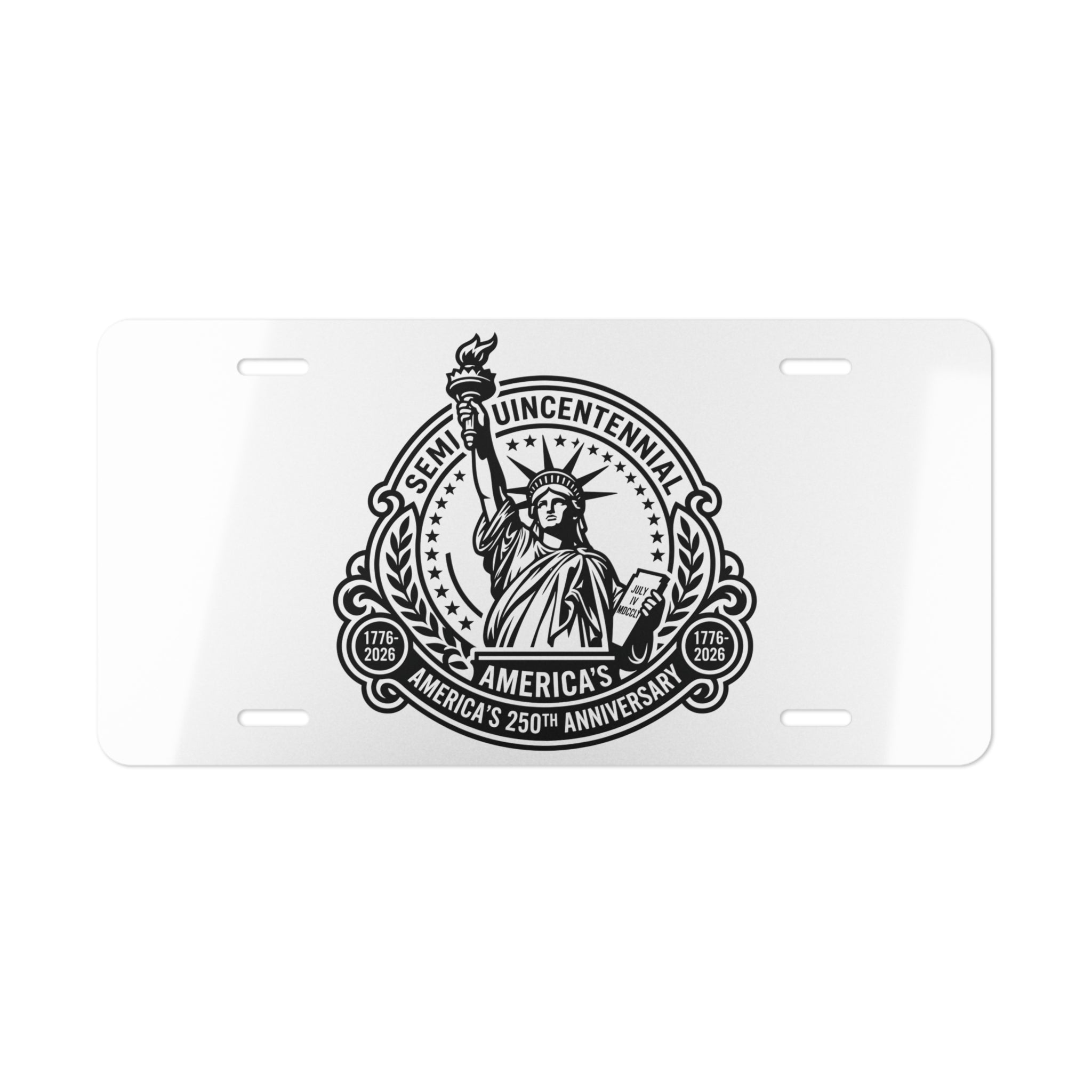 Vanity Plate — USA 2026 Semiquincentennial V2 (Limited Edition)