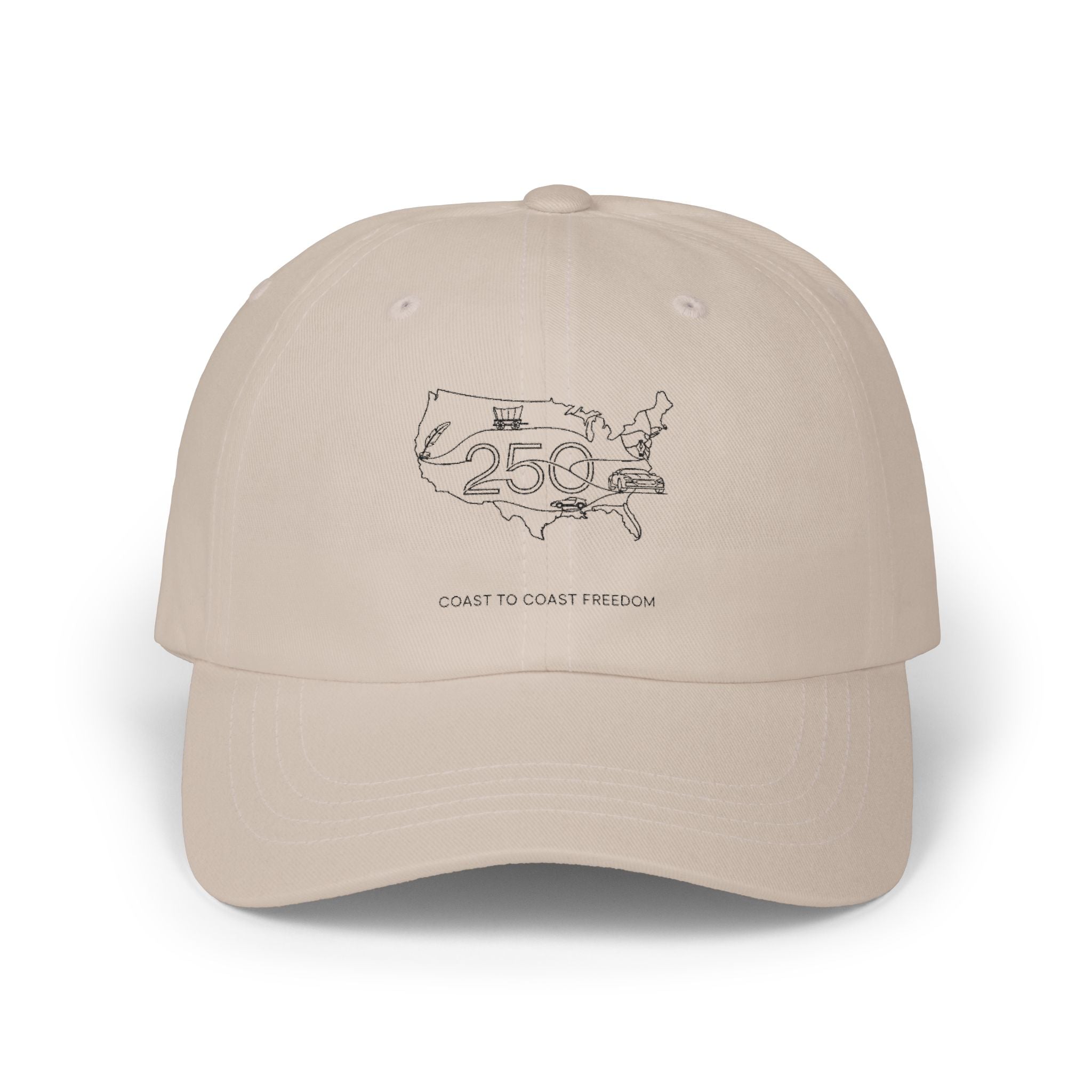 Classic Dad Cap — 250th Anniversary USA Map