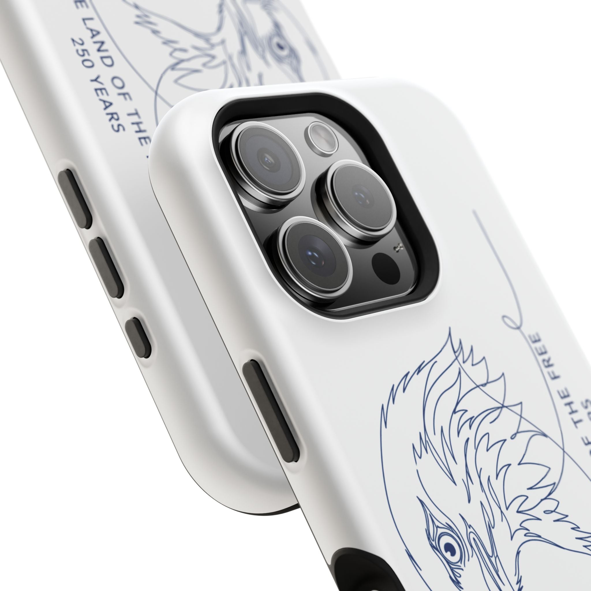 Magnetic Impact-Resistant Phone Case — "The Land of the Free" 250 Years