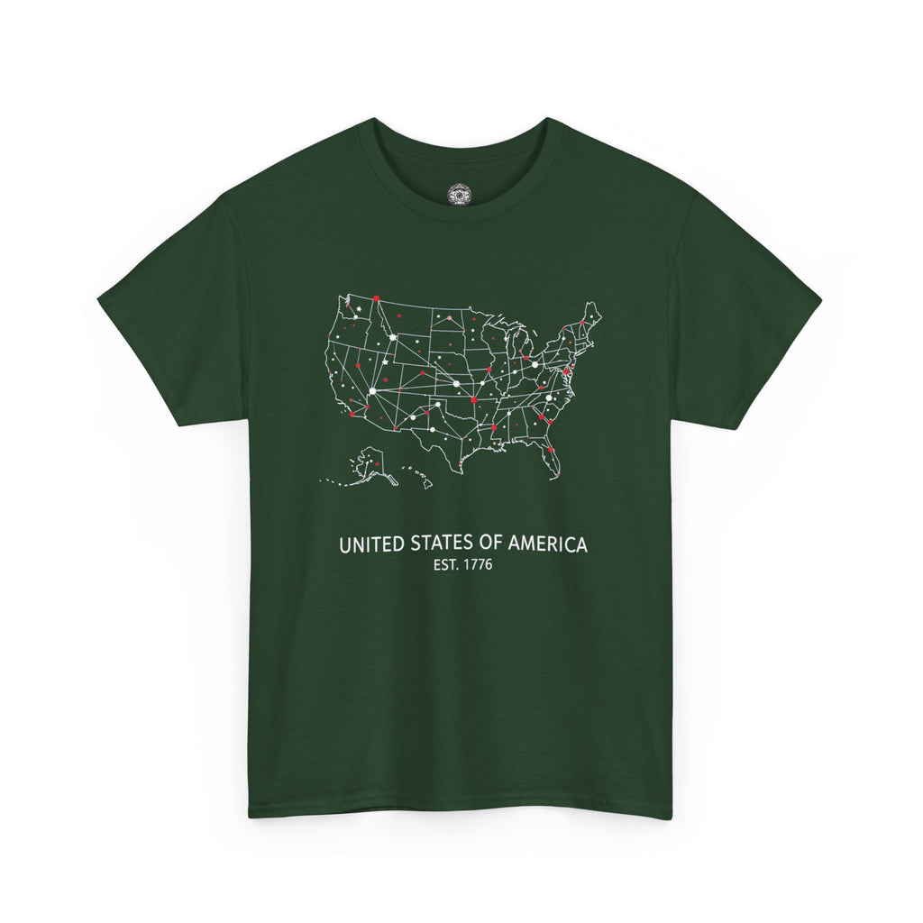 Unisex Heavy Cotton Tee — United States of America Est. 1776