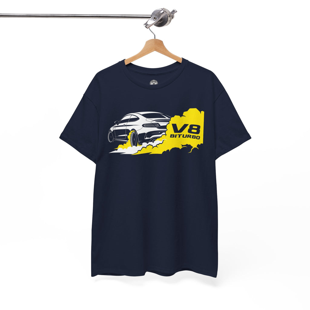 Unisex Heavy Cotton Tee — V8 Biturbo Burnout