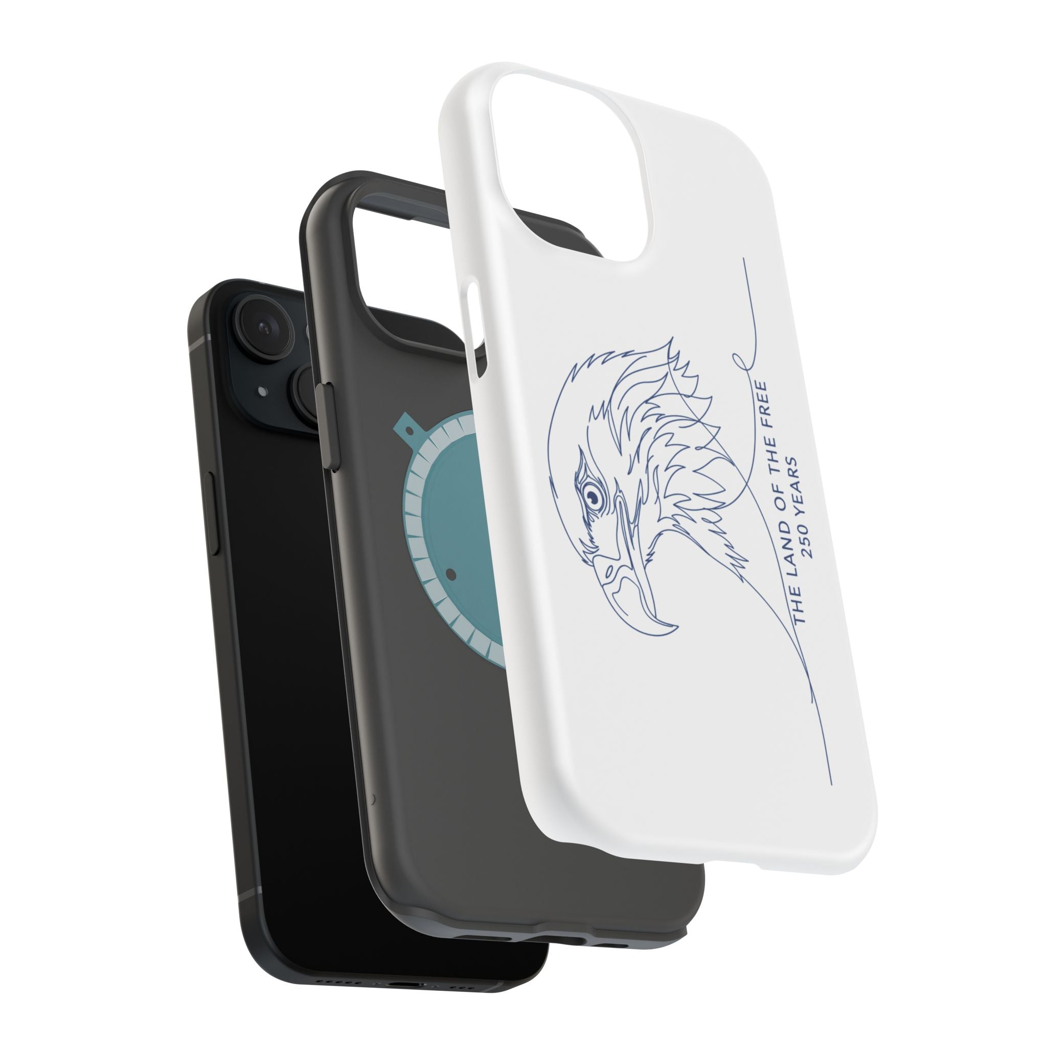 Magnetic Impact-Resistant Phone Case — "The Land of the Free" 250 Years