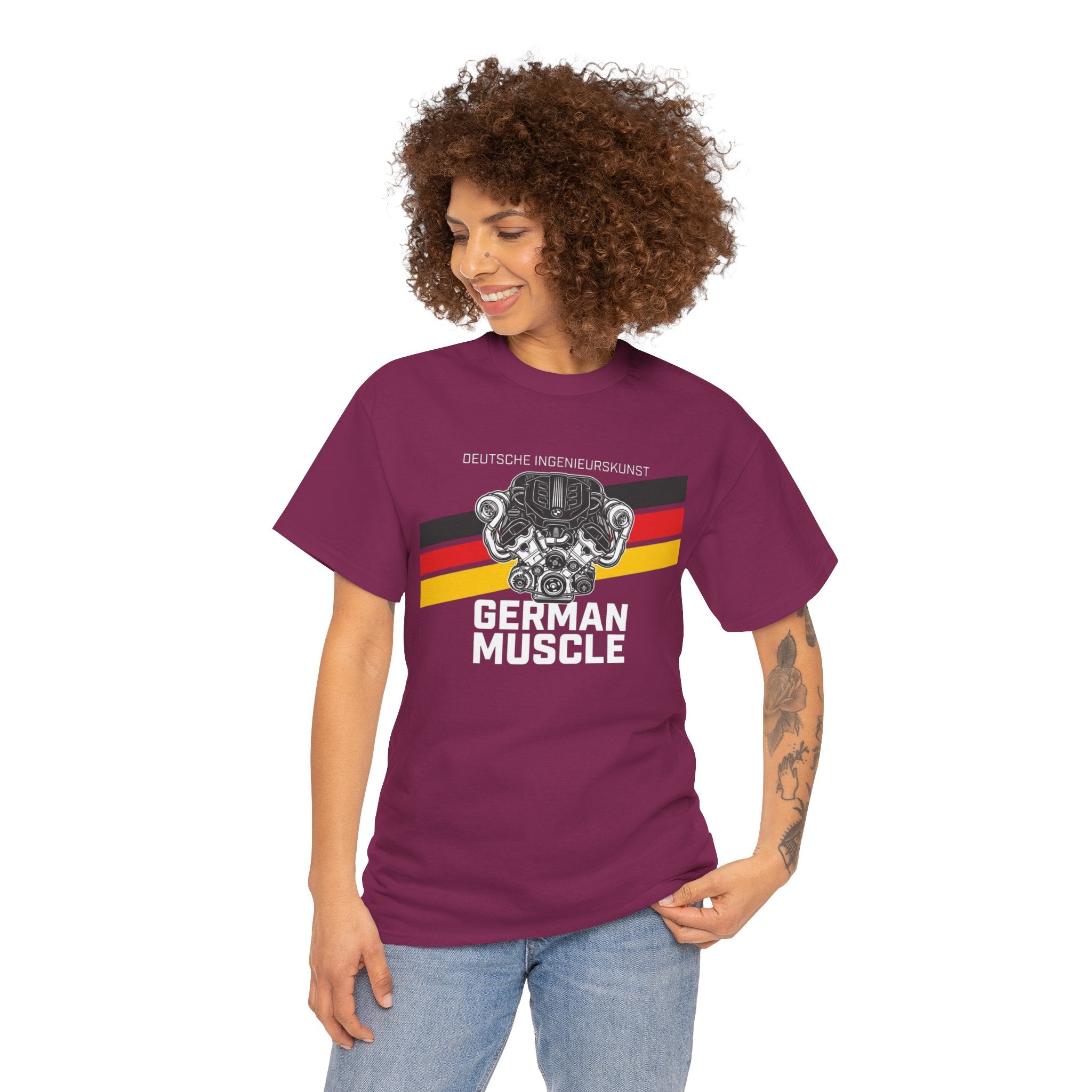 Unisex Heavy Cotton Tee - German Muscle