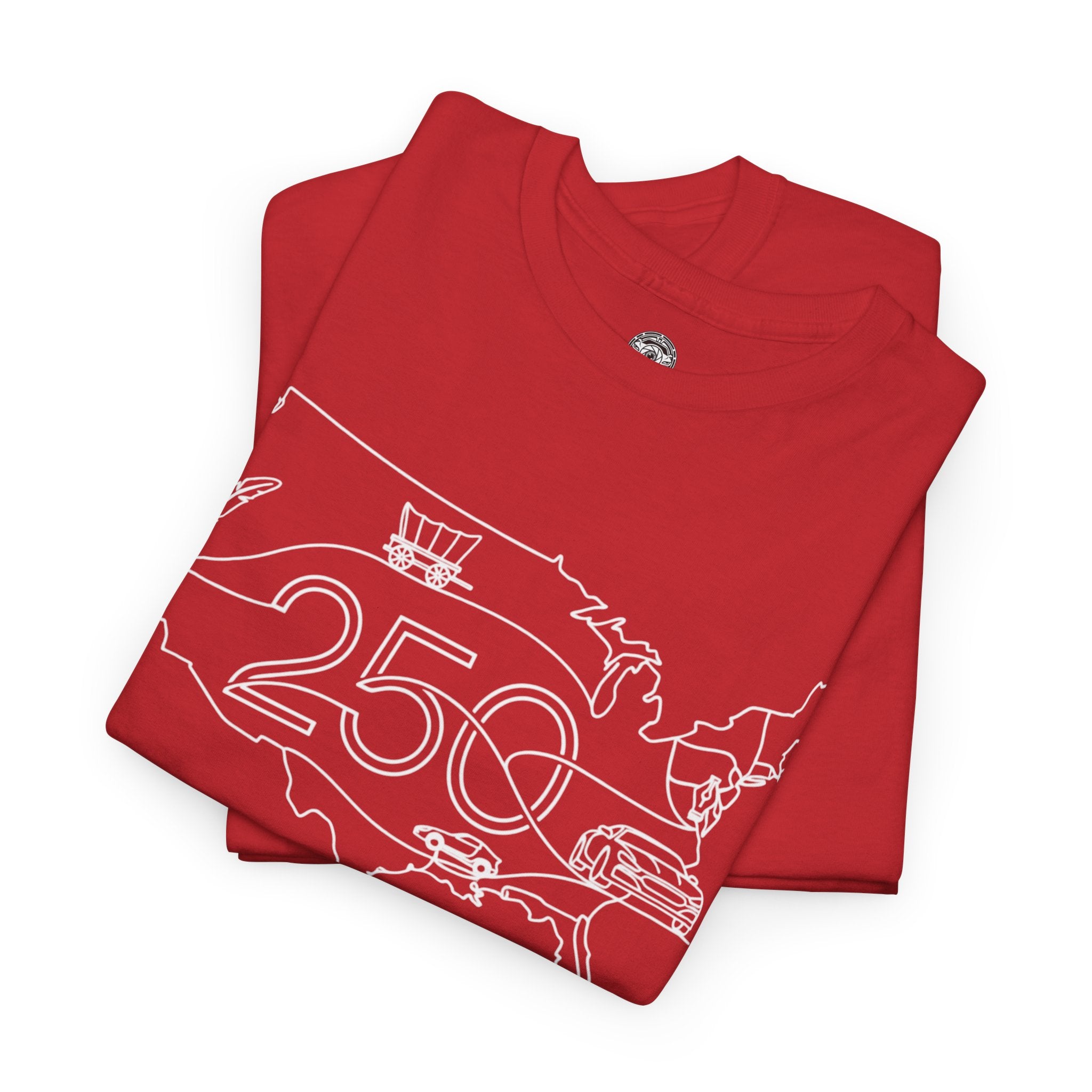 Unisex Heavy Cotton Tee — 250th Coast to Coast Freedom
