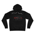 Unisex Sponge Fleece Pullover Hoodie — P1 Rear Silhouette