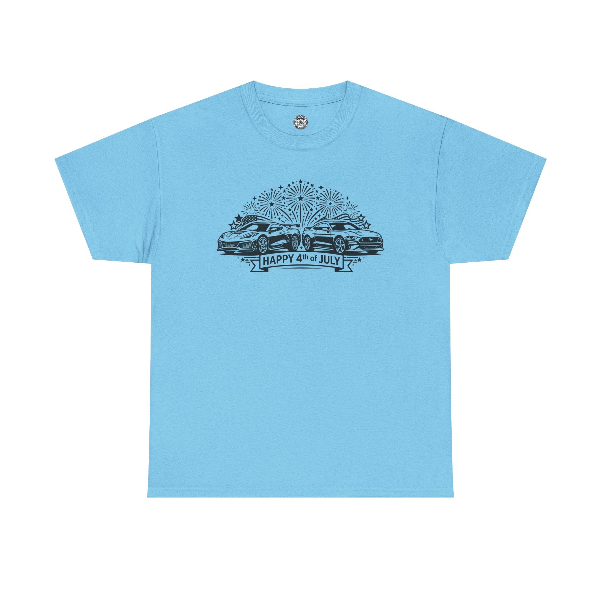 Unisex Heavy Cotton Tee — 4th of July — American V8's