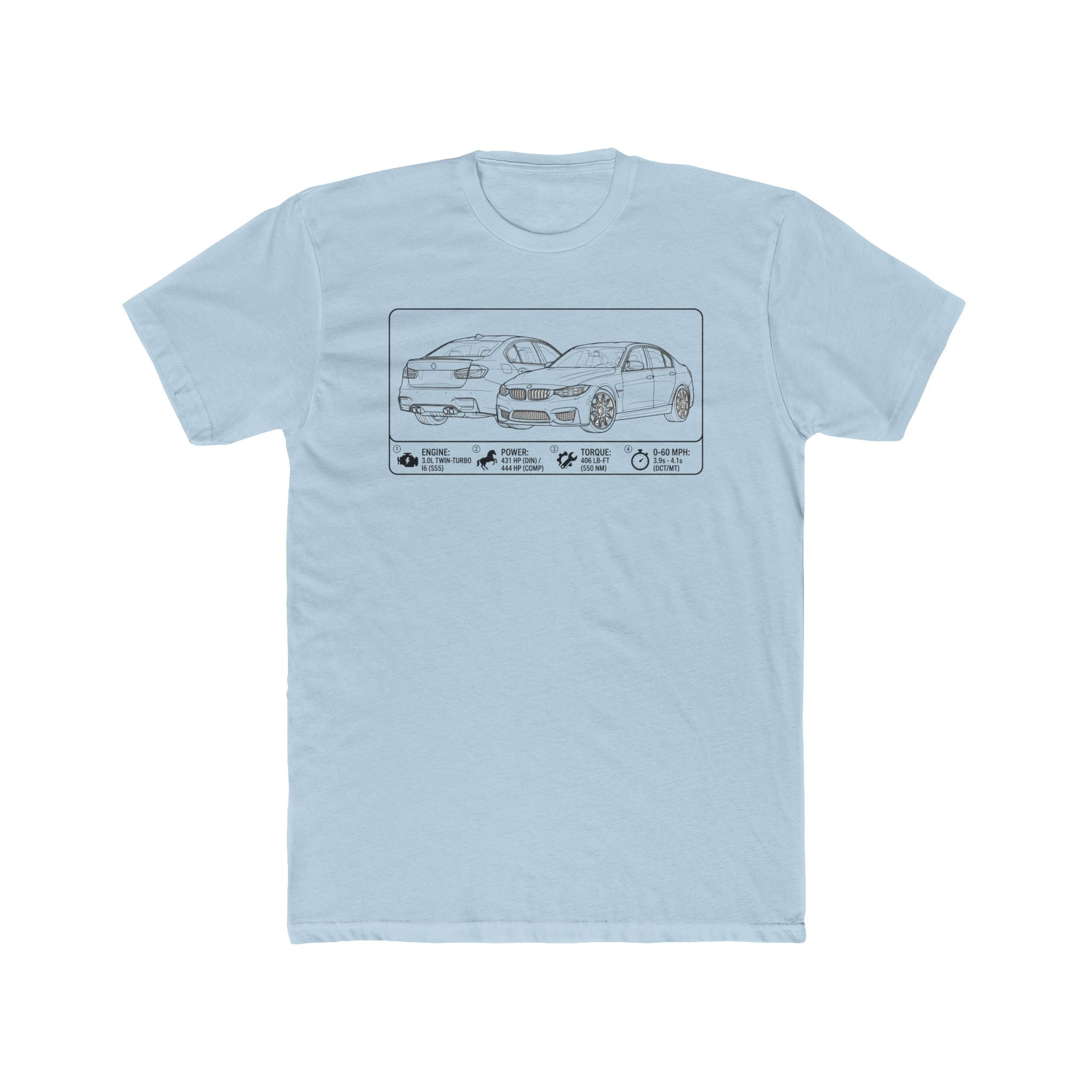 Men's Cotton Crew Tee — F80 Blueprint