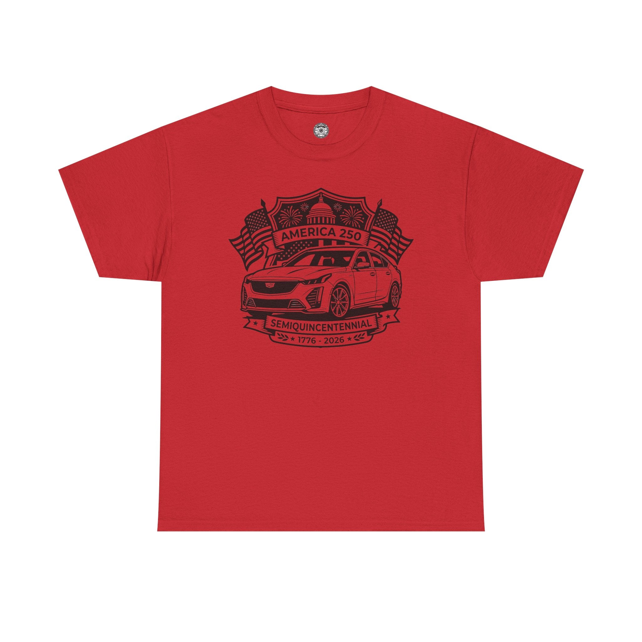 Unisex Heavy Cotton Tee — 4th of July — American Sedan