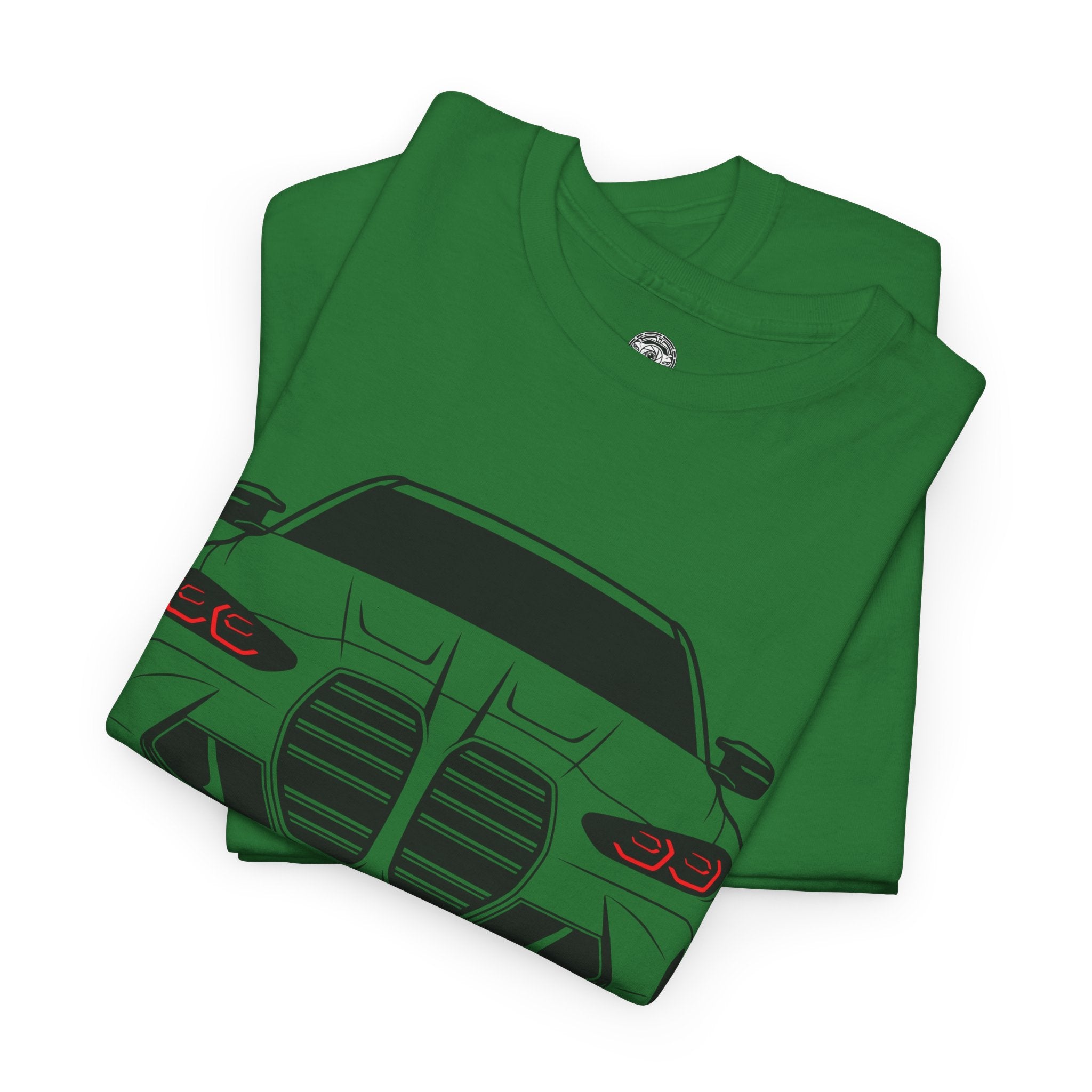 Unisex Heavy Cotton Tee — G80 Illuminated Headlights (Red)