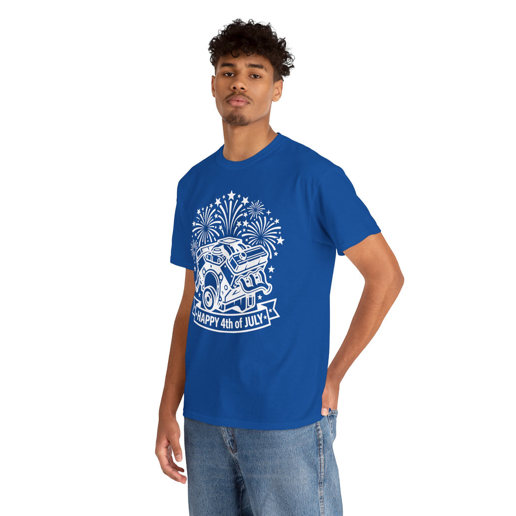 Unisex Heavy Cotton Tee — V8/Fireworks