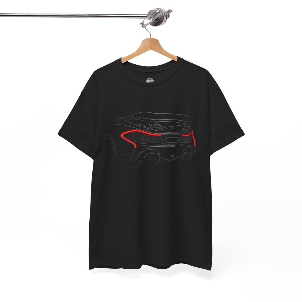 Unisex Heavy Cotton Tee — P1 Rear Silhouette
