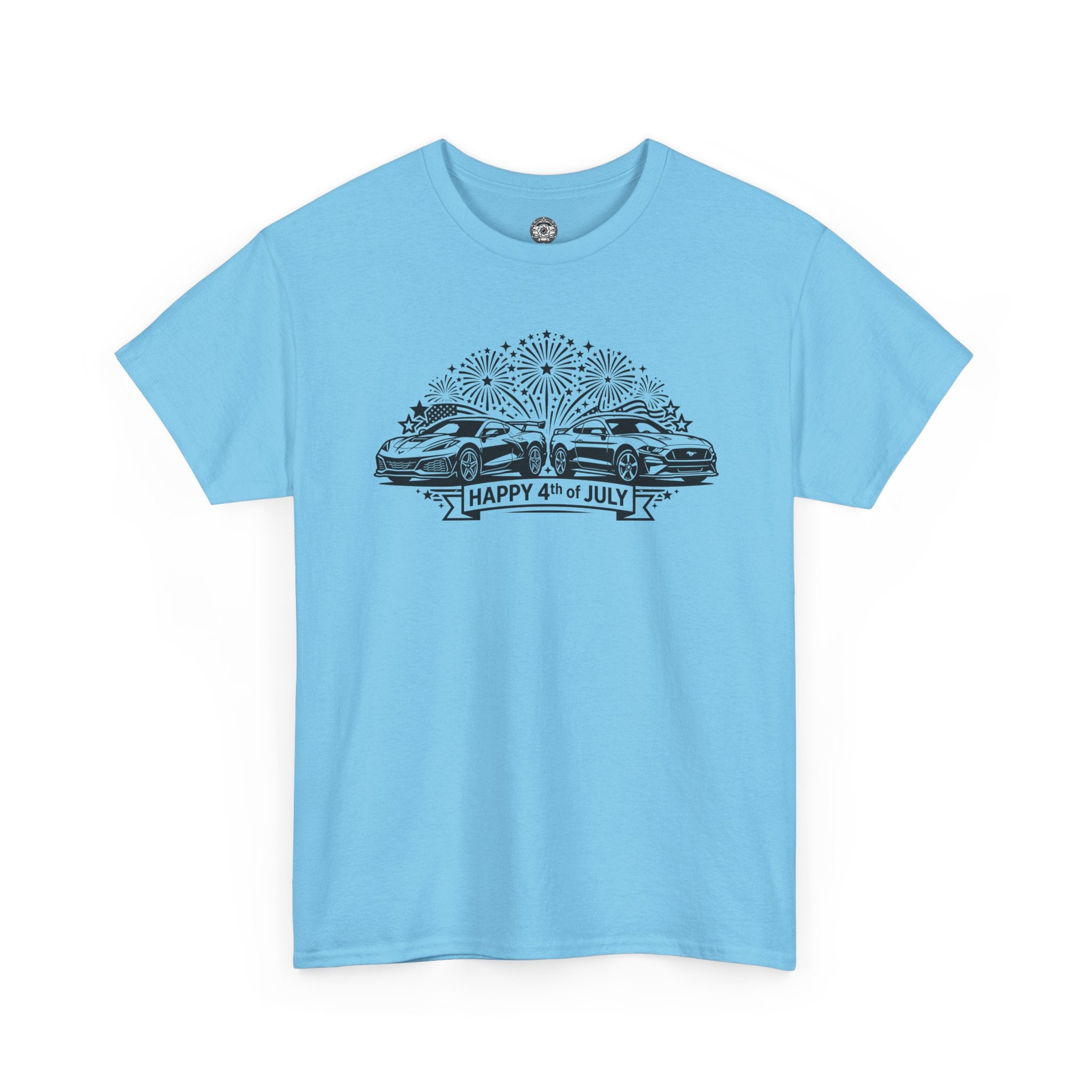 Unisex Heavy Cotton Tee — 4th of July — American V8's