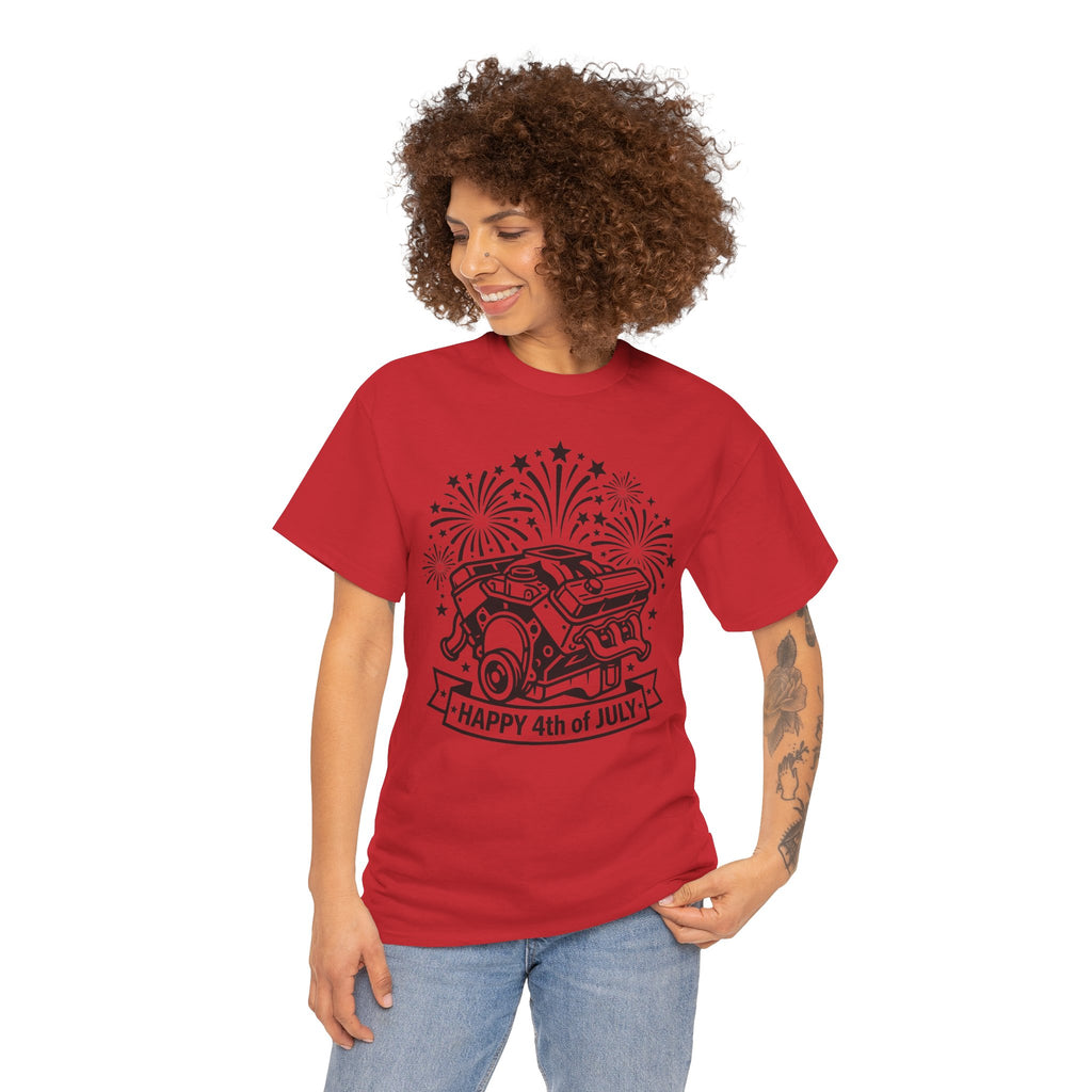 Unisex Heavy Cotton Tee — V8/Fireworks