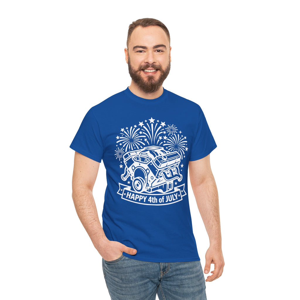 Unisex Heavy Cotton Tee — V8/Fireworks