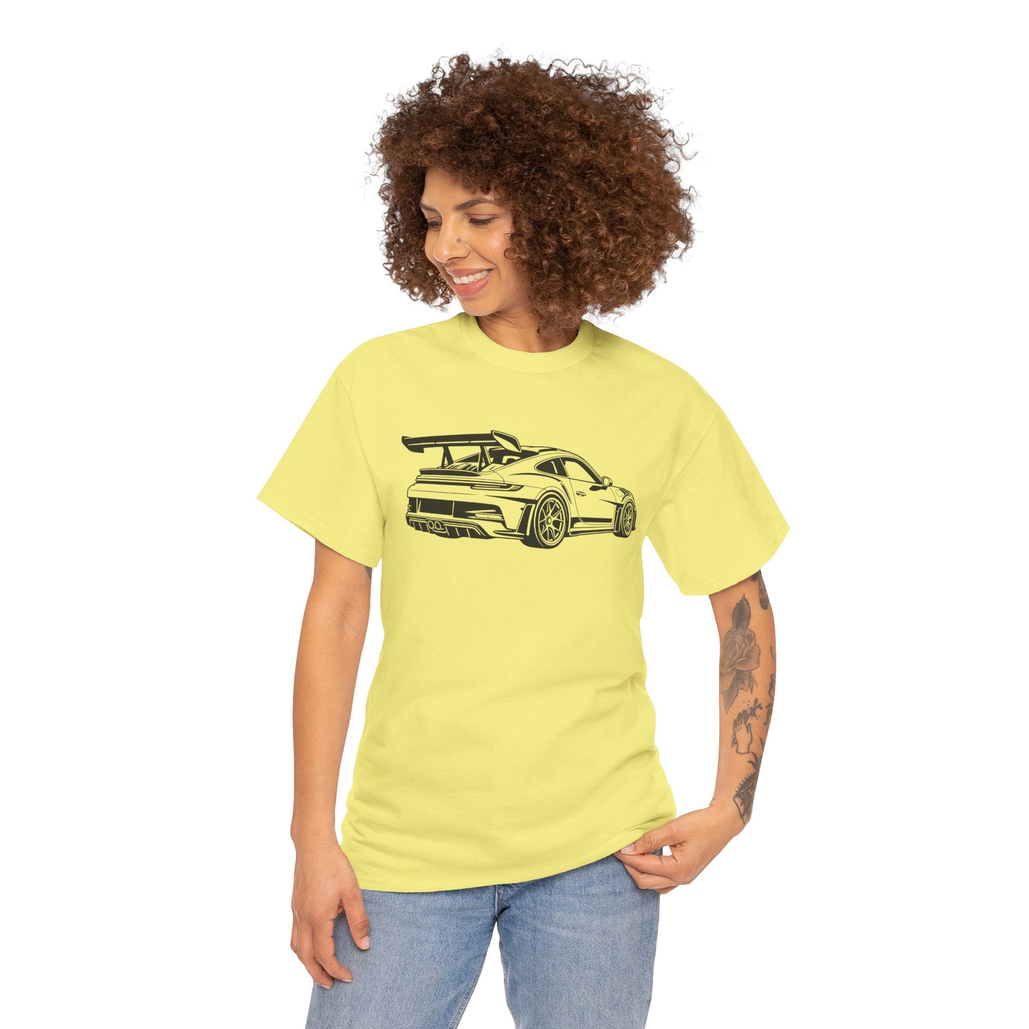 Unisex Heavy Cotton Tee — 992 Rear Profile