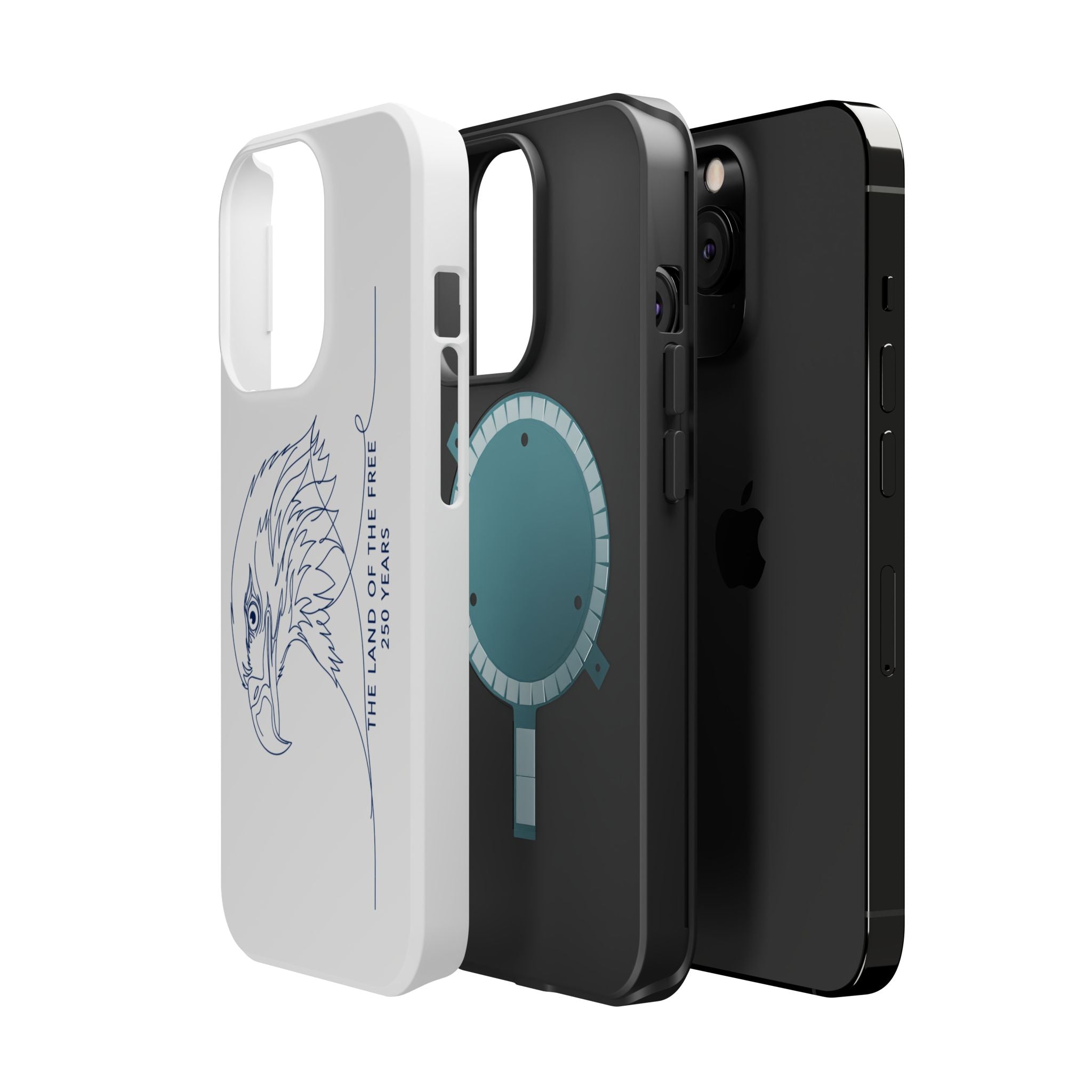 Magnetic Impact-Resistant Phone Case — "The Land of the Free" 250 Years