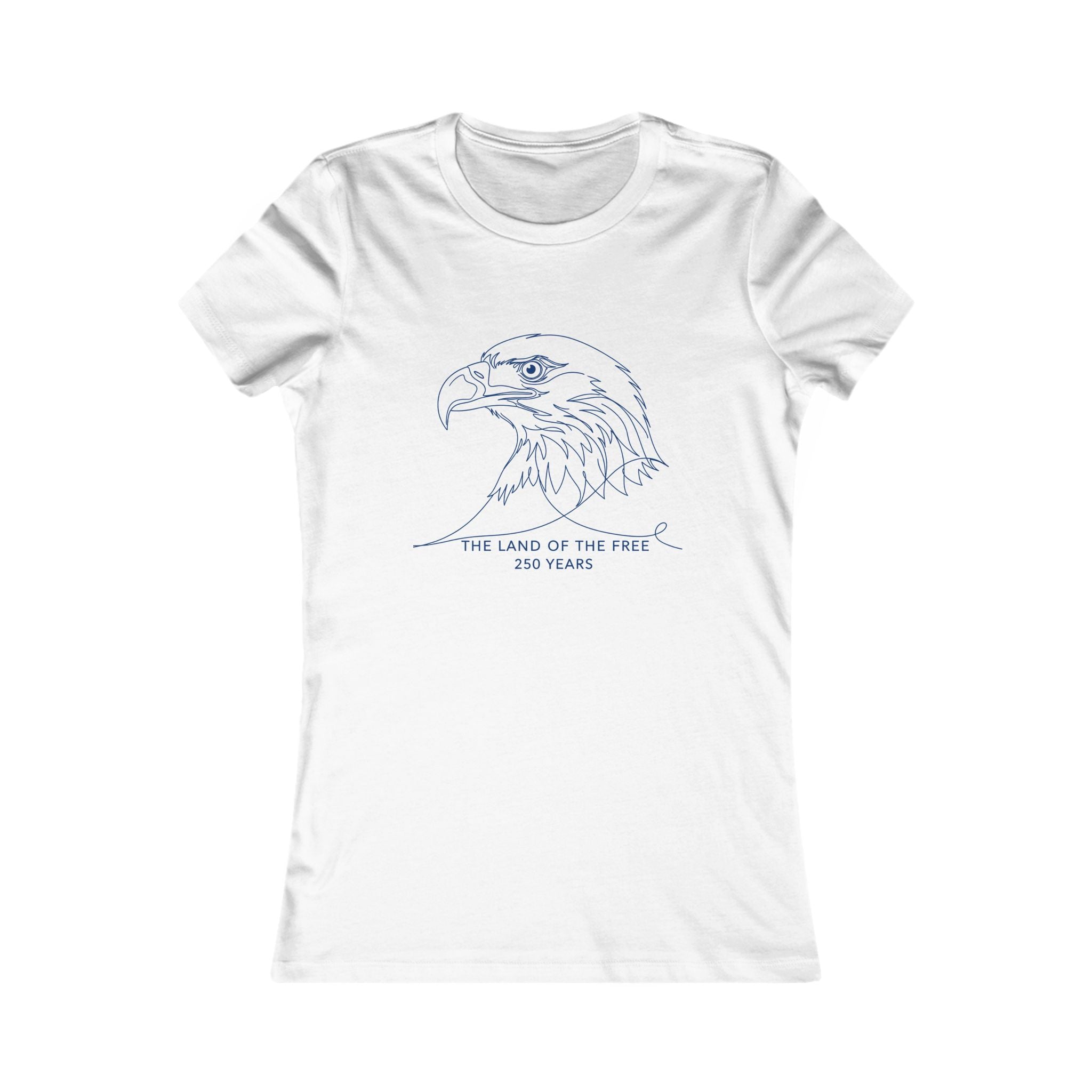 Women's Tee — Vintage Eagle "The Land of the Free"