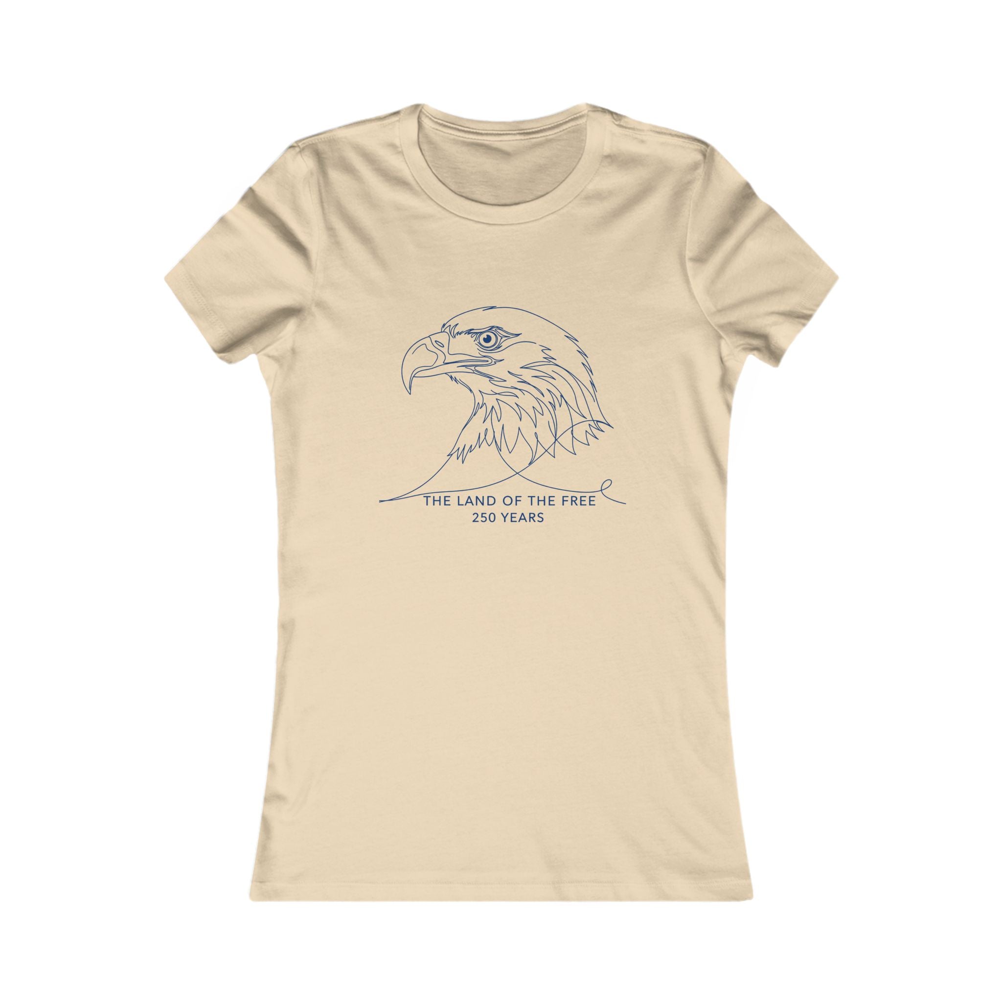 Women's Tee — Vintage Eagle "The Land of the Free"