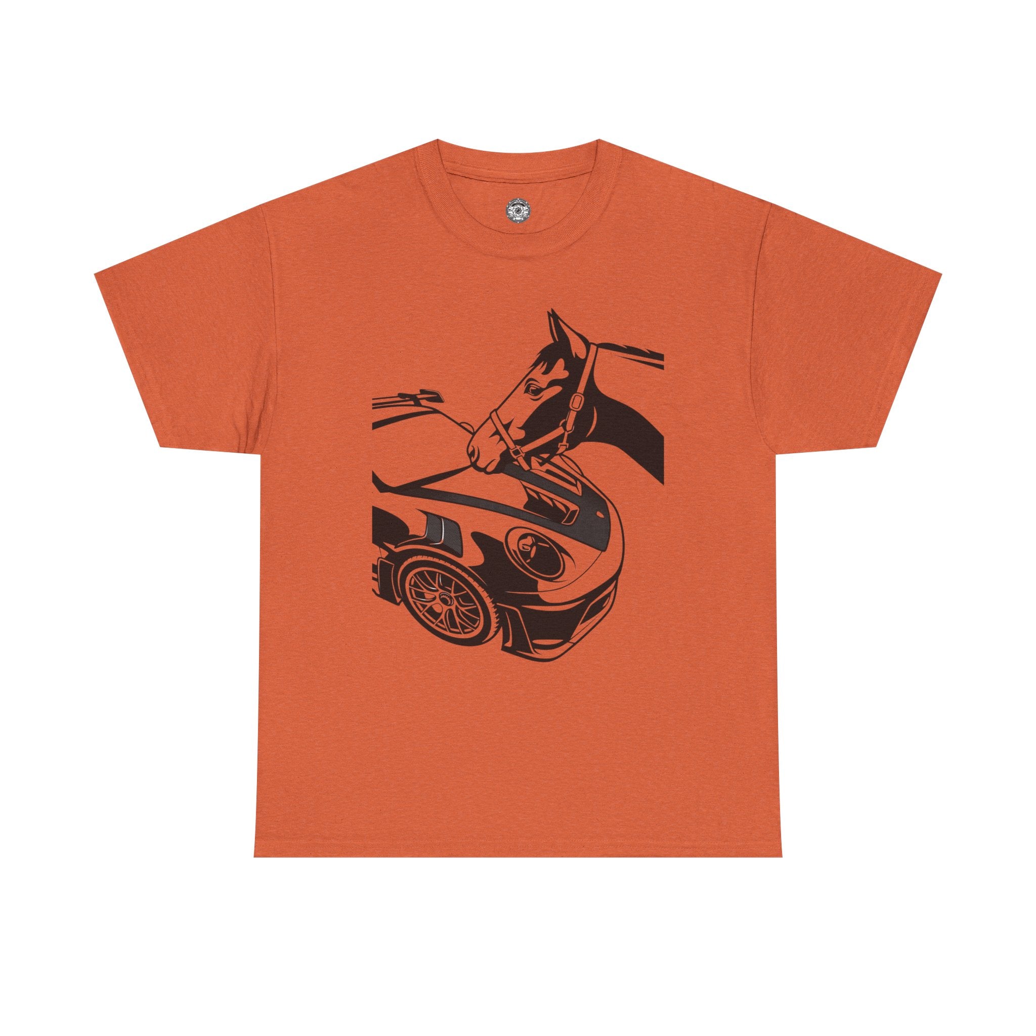 Unisex Heavy Cotton Tee — 992 vs Horse (Viral Video)