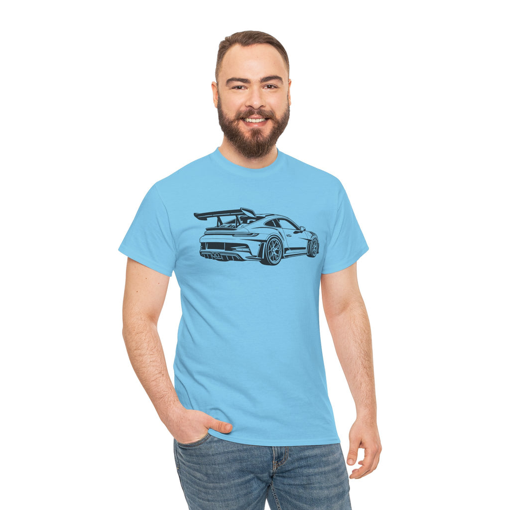 Unisex Heavy Cotton Tee — 992 Rear Profile
