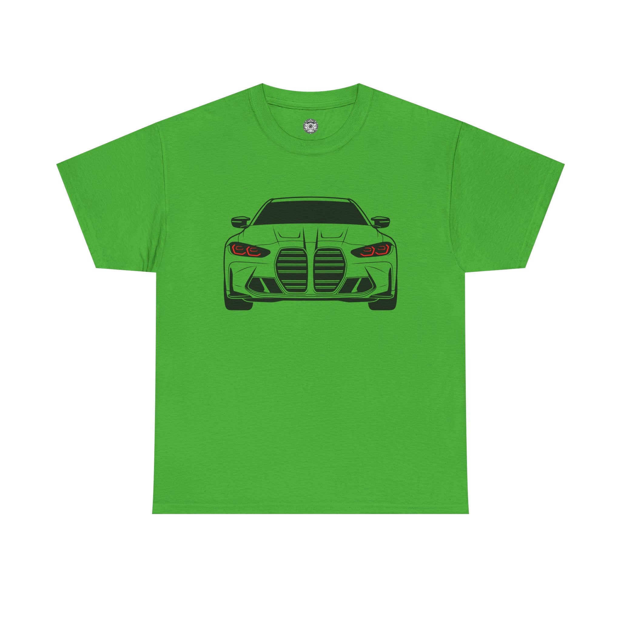 Unisex Heavy Cotton Tee — G80 Illuminated Headlights (Red)