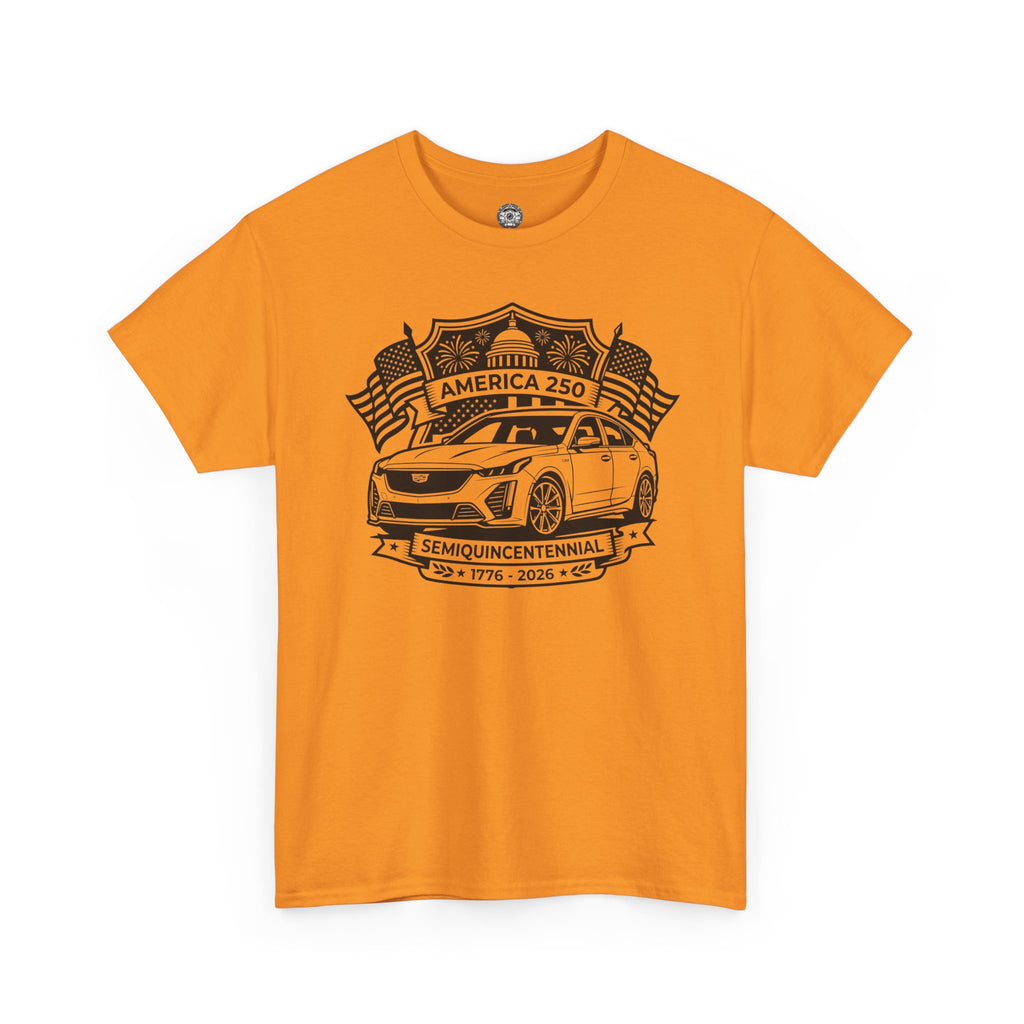 Unisex Heavy Cotton Tee — 4th of July — American Sedan