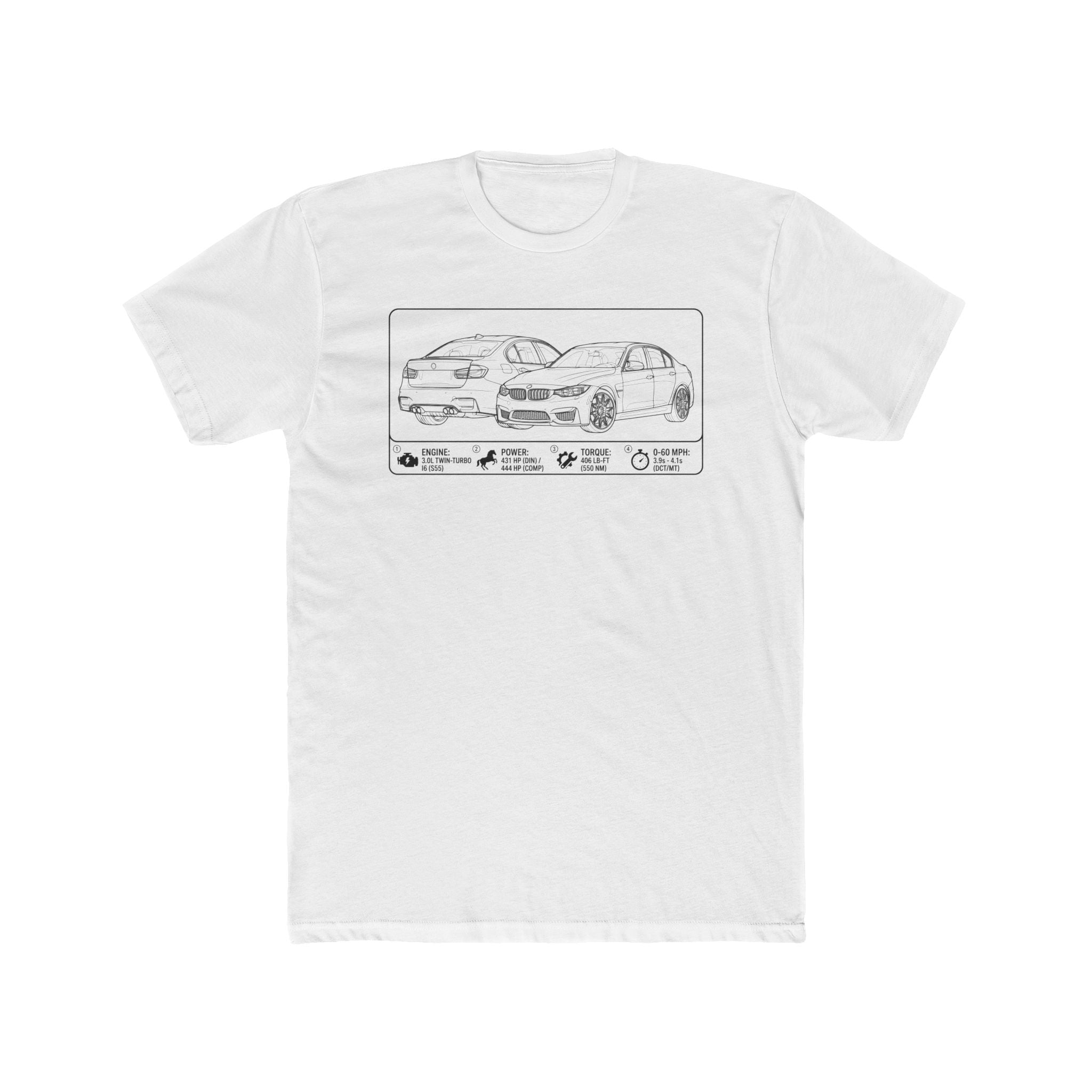 Men's Cotton Crew Tee — F80 Blueprint