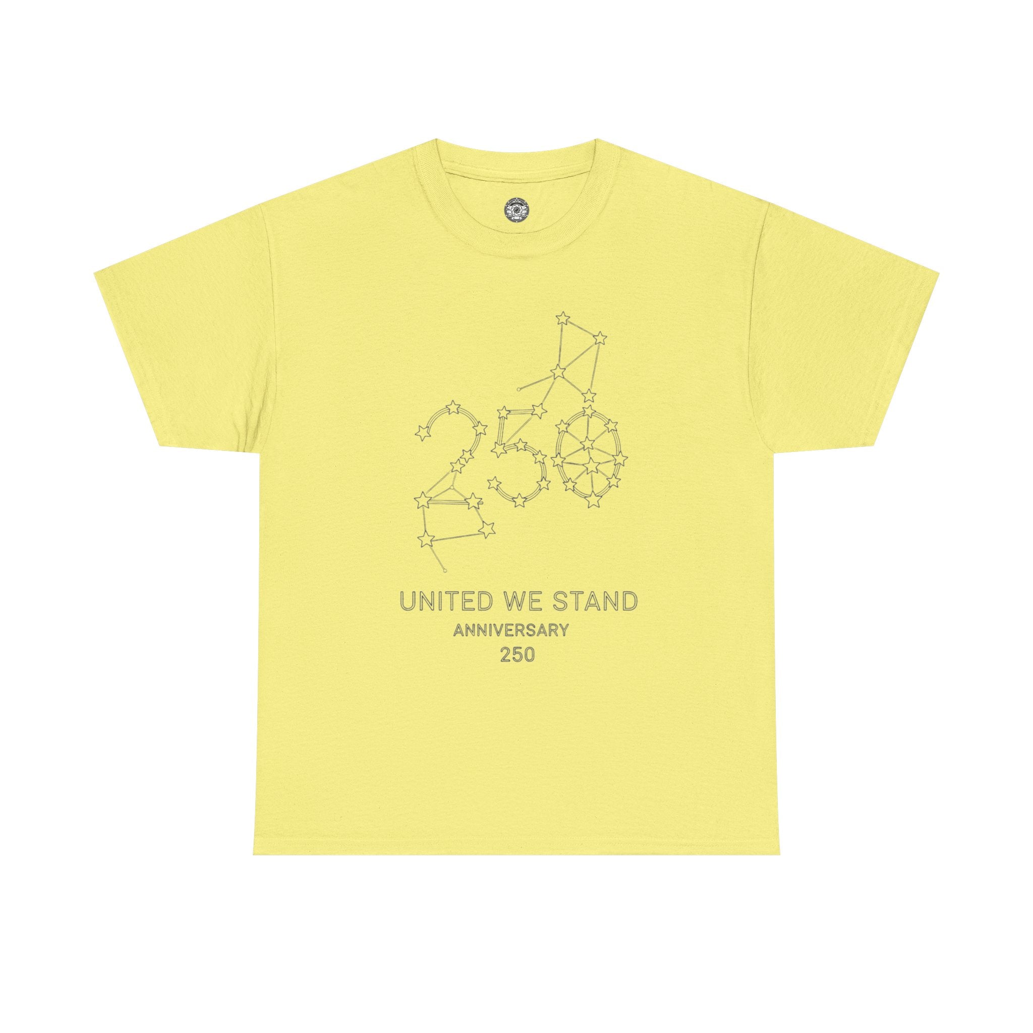 Unisex Heavy Cotton Tee — 250th Anniversary "United We Stand"