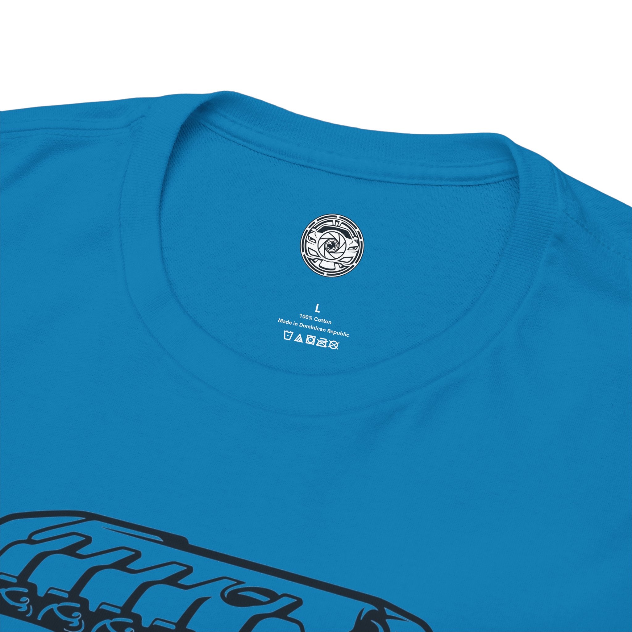 Unisex Heavy Cotton Tee — Engine Illustration (DAZA)