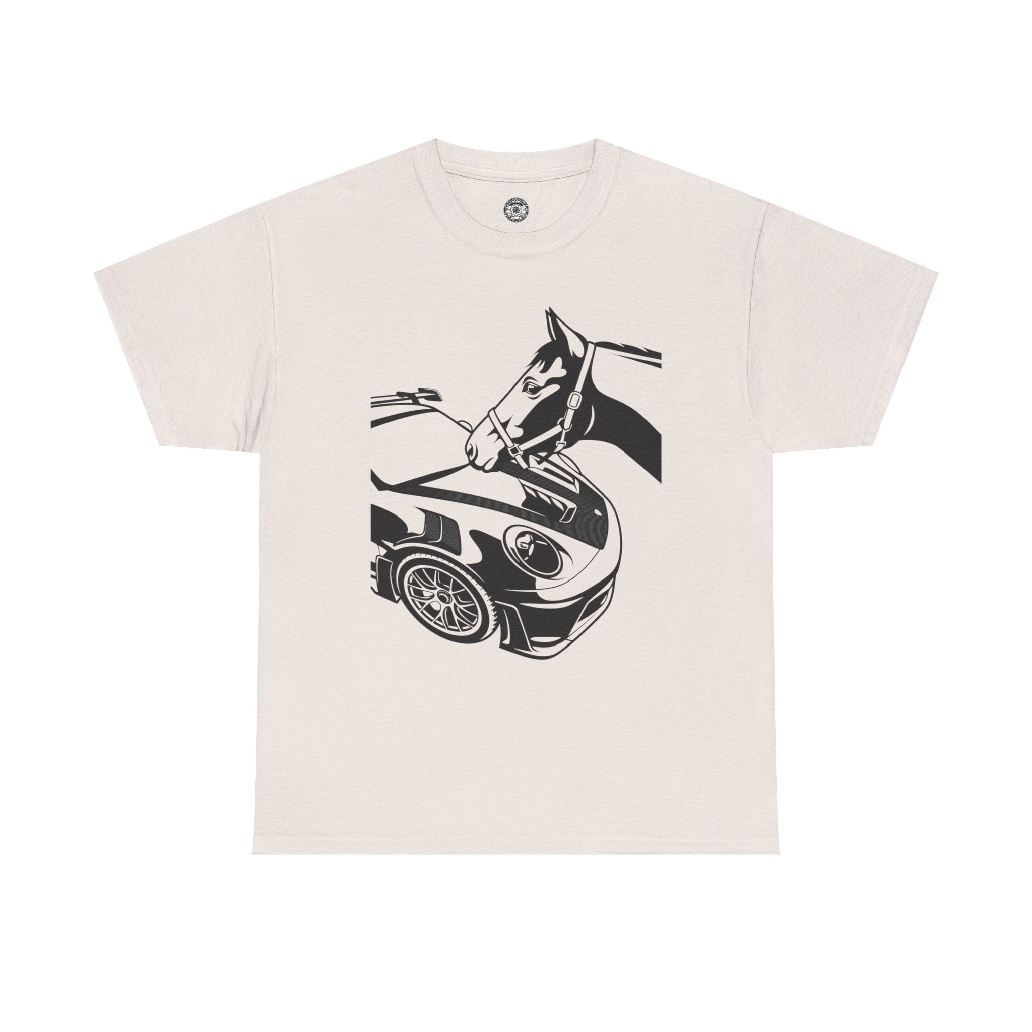 Unisex Heavy Cotton Tee — 992 vs Horse (Viral Video)