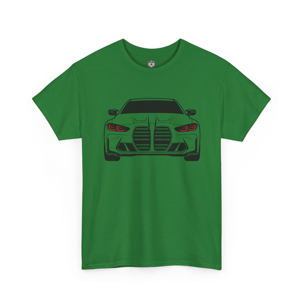 Unisex Heavy Cotton Tee — G80 Illuminated Headlights (Red)