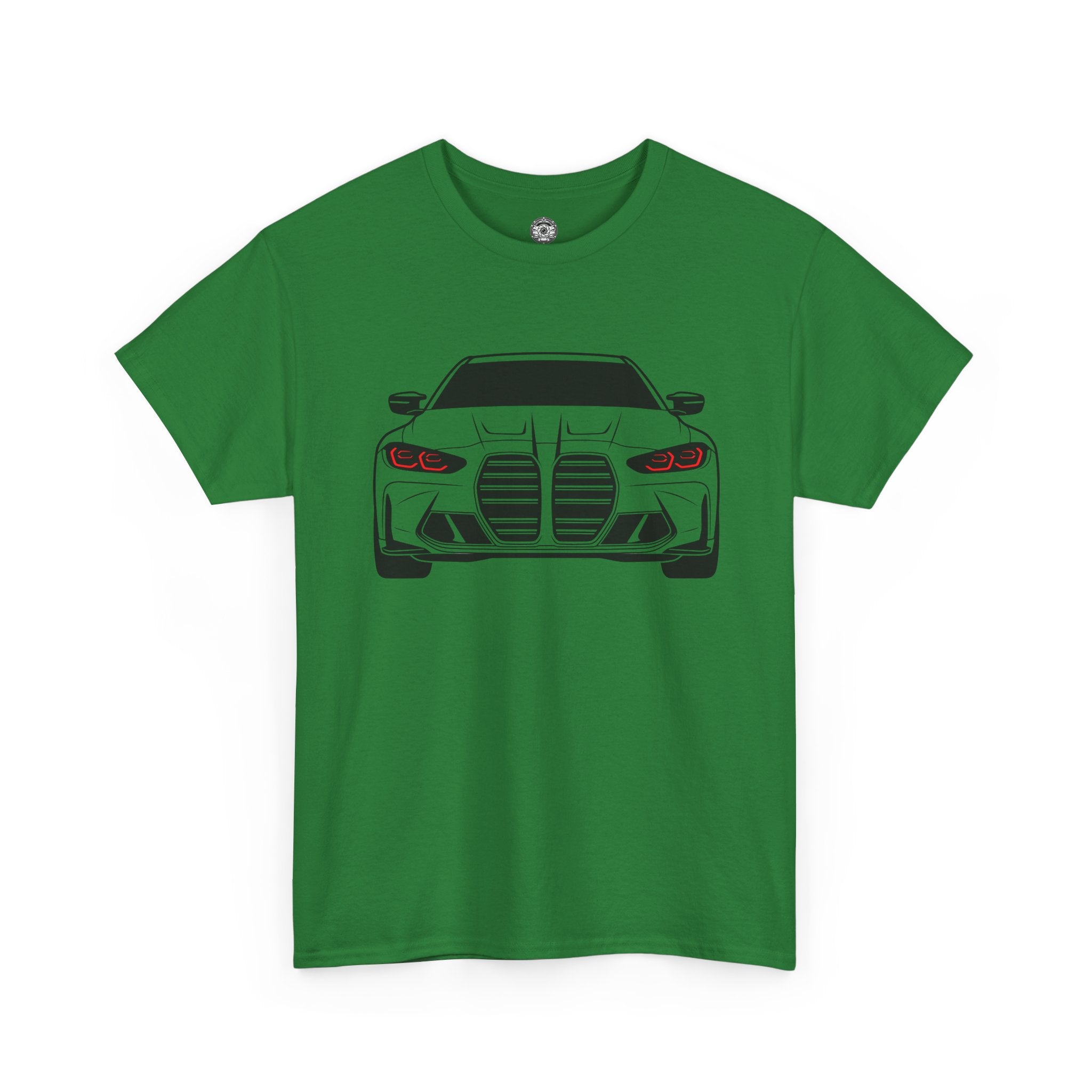 Unisex Heavy Cotton Tee — G80 Illuminated Headlights (Red)