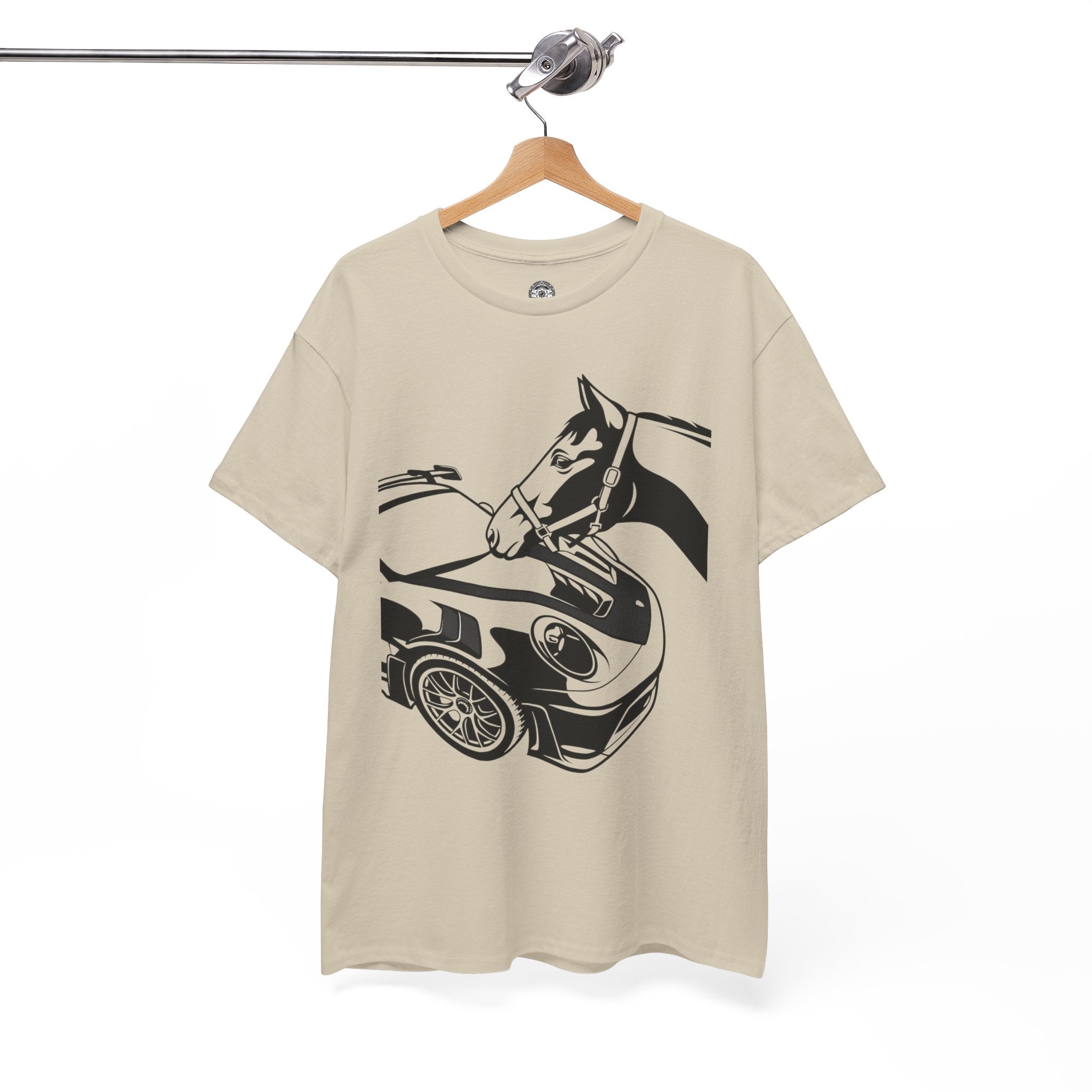 Unisex Heavy Cotton Tee — 992 vs Horse (Viral Video)