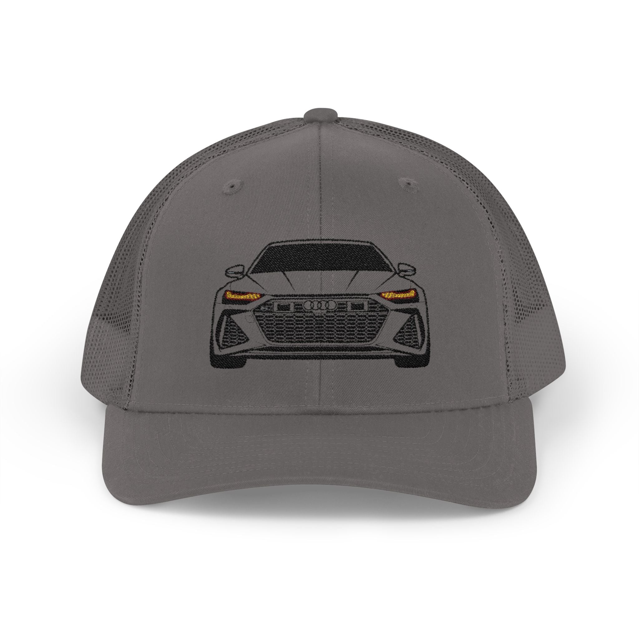 Snapback Trucker Cap — Illuminated Matrix Headlights (Yellow)