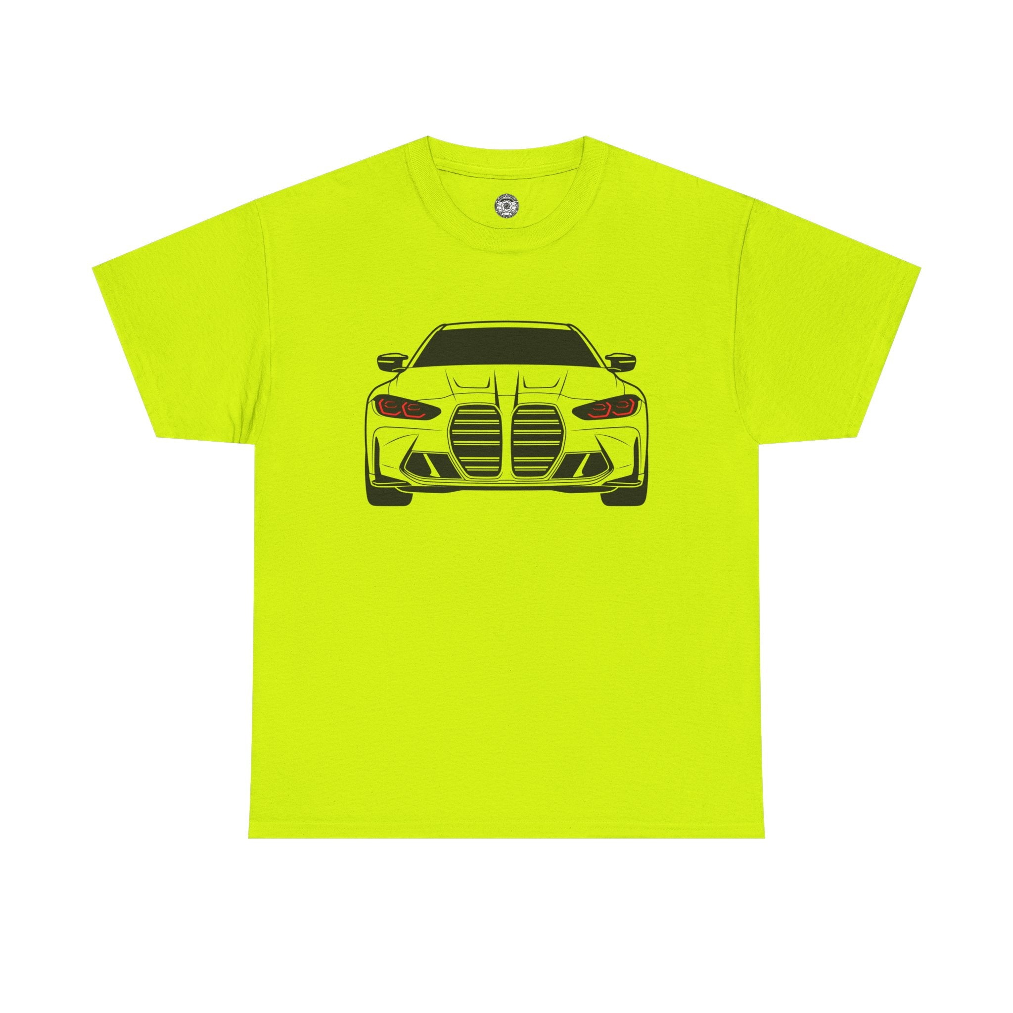 Unisex Heavy Cotton Tee — G80 Illuminated Headlights (Red)