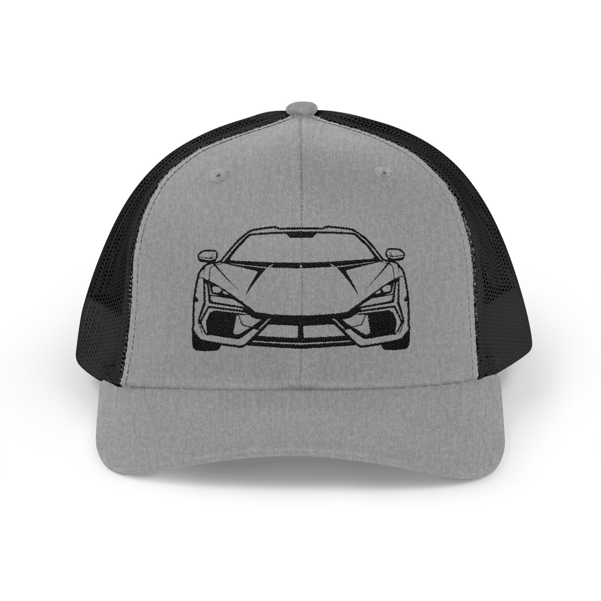 Snapback Trucker Cap — V12 Hybrid Minimalist Outline