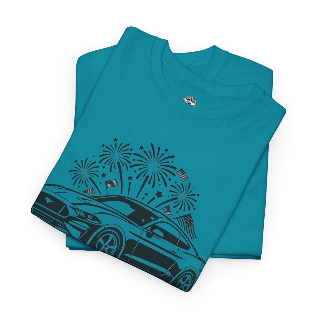 Unisex Heavy Cotton Tee — 4th of July — Modern American Muscle
