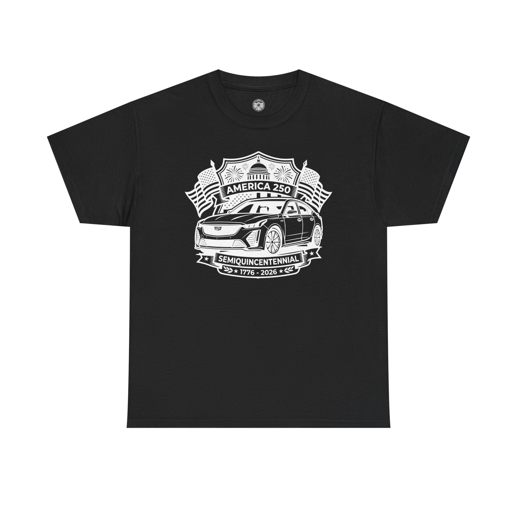 Unisex Heavy Cotton Tee — 4th of July — American Sedan