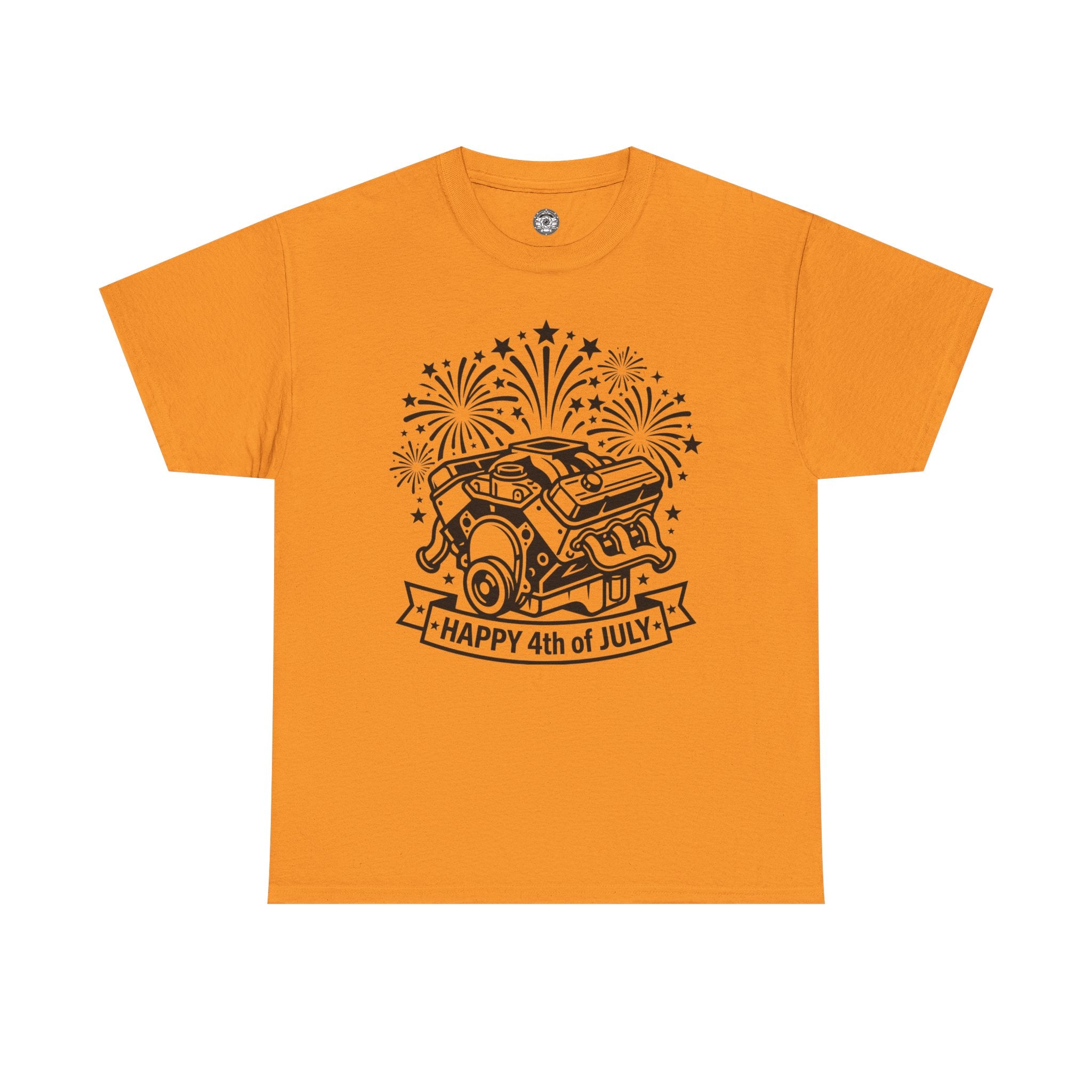 Unisex Heavy Cotton Tee — 4th of July — V8/Fireworks