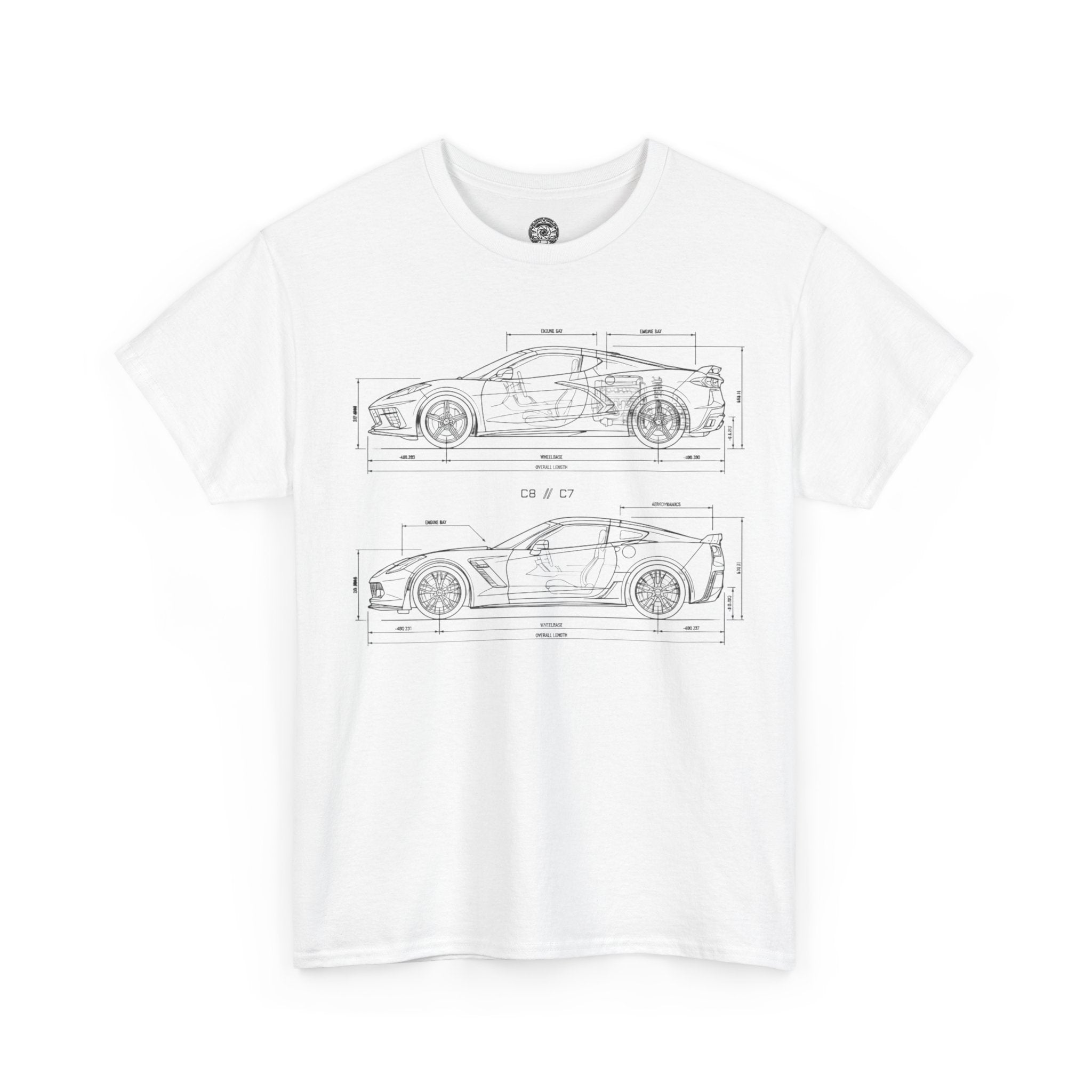 Unisex Heavy Cotton Tee — C7/C8 Blueprint