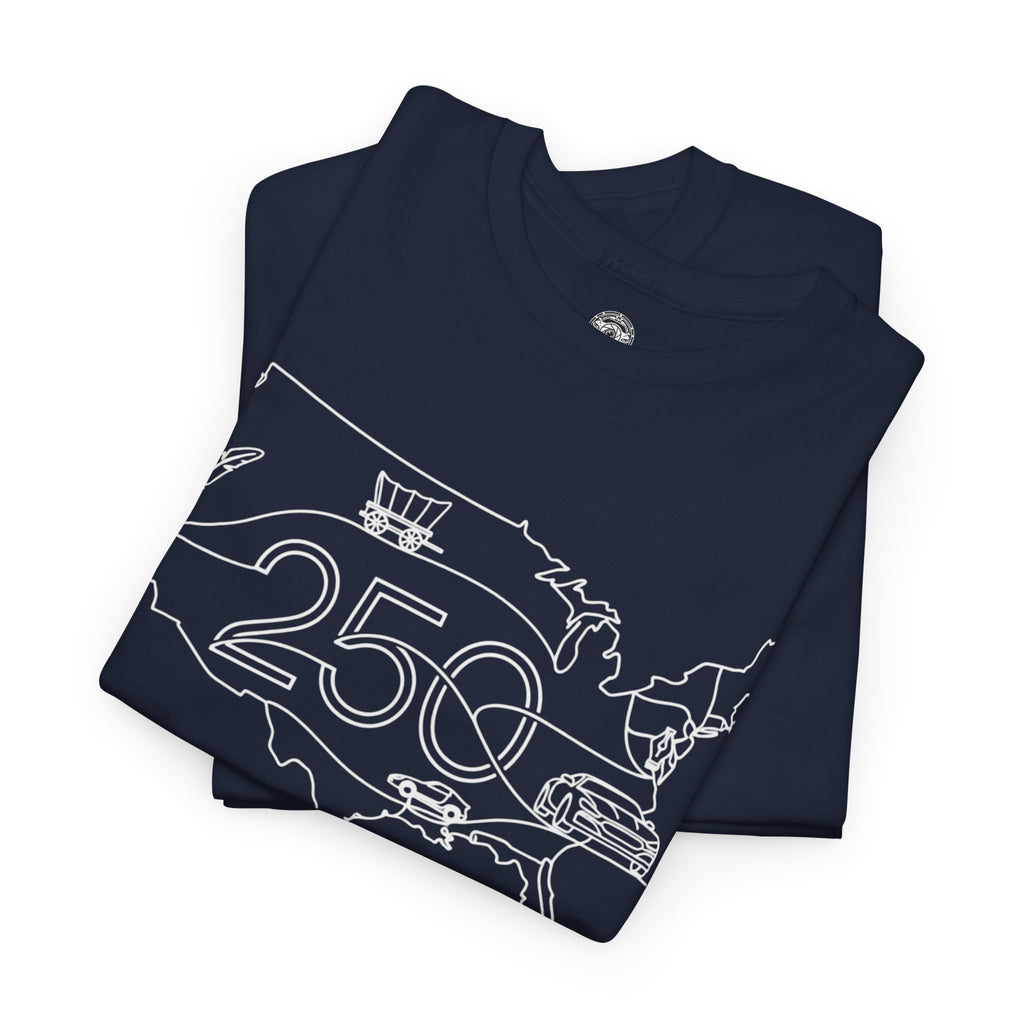 Unisex Heavy Cotton Tee — 250th Coast to Coast Freedom