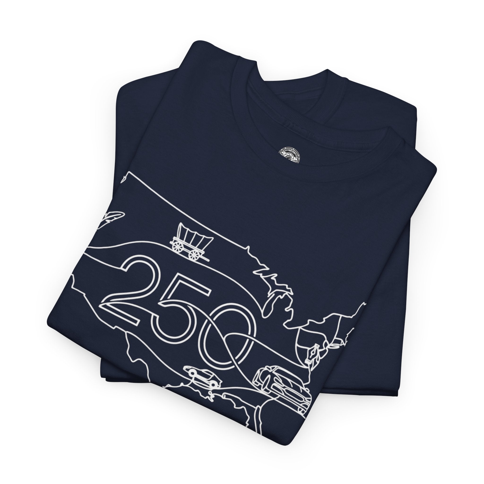 Unisex Heavy Cotton Tee — 250th Coast to Coast Freedom