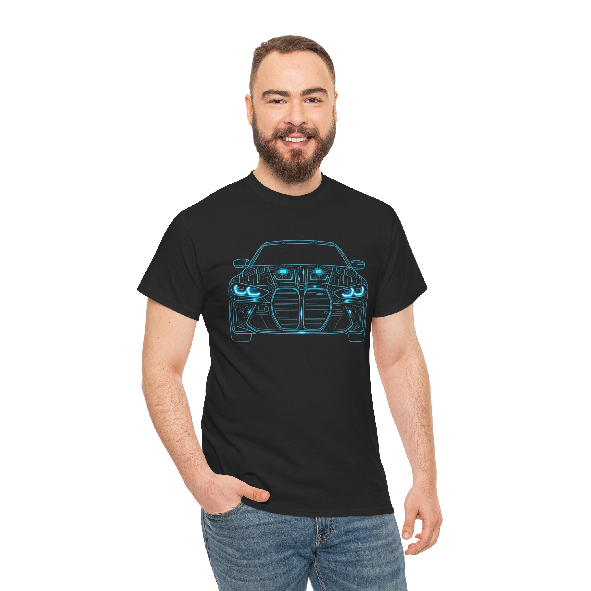 Unisex Heavy Cotton Tee — Circuitboard G80