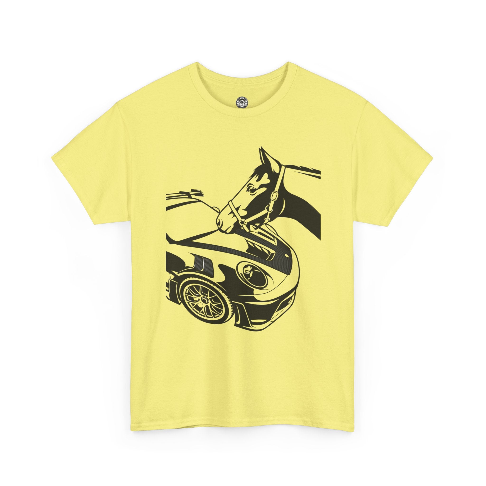 Unisex Heavy Cotton Tee — 992 vs Horse (Viral Video)