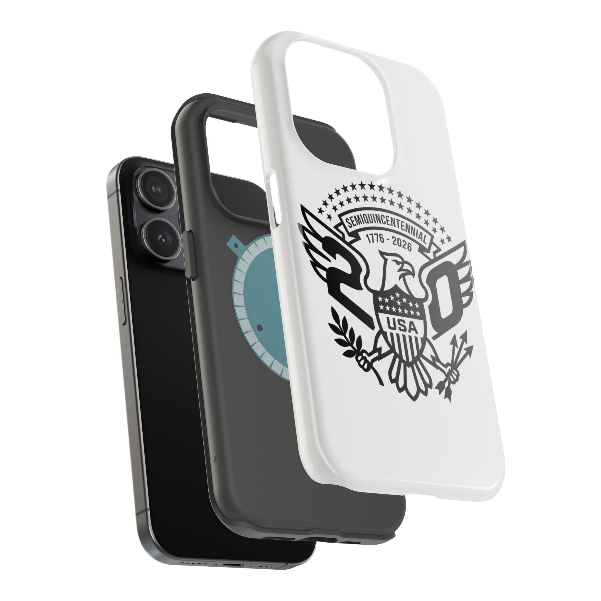 Magnetic Impact-Resistant Phone Case — USA Semiquincentennial