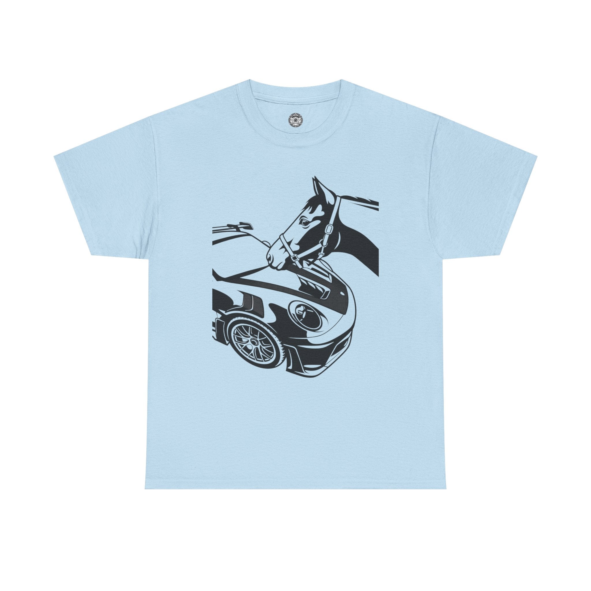 Unisex Heavy Cotton Tee — 992 vs Horse (Viral Video)